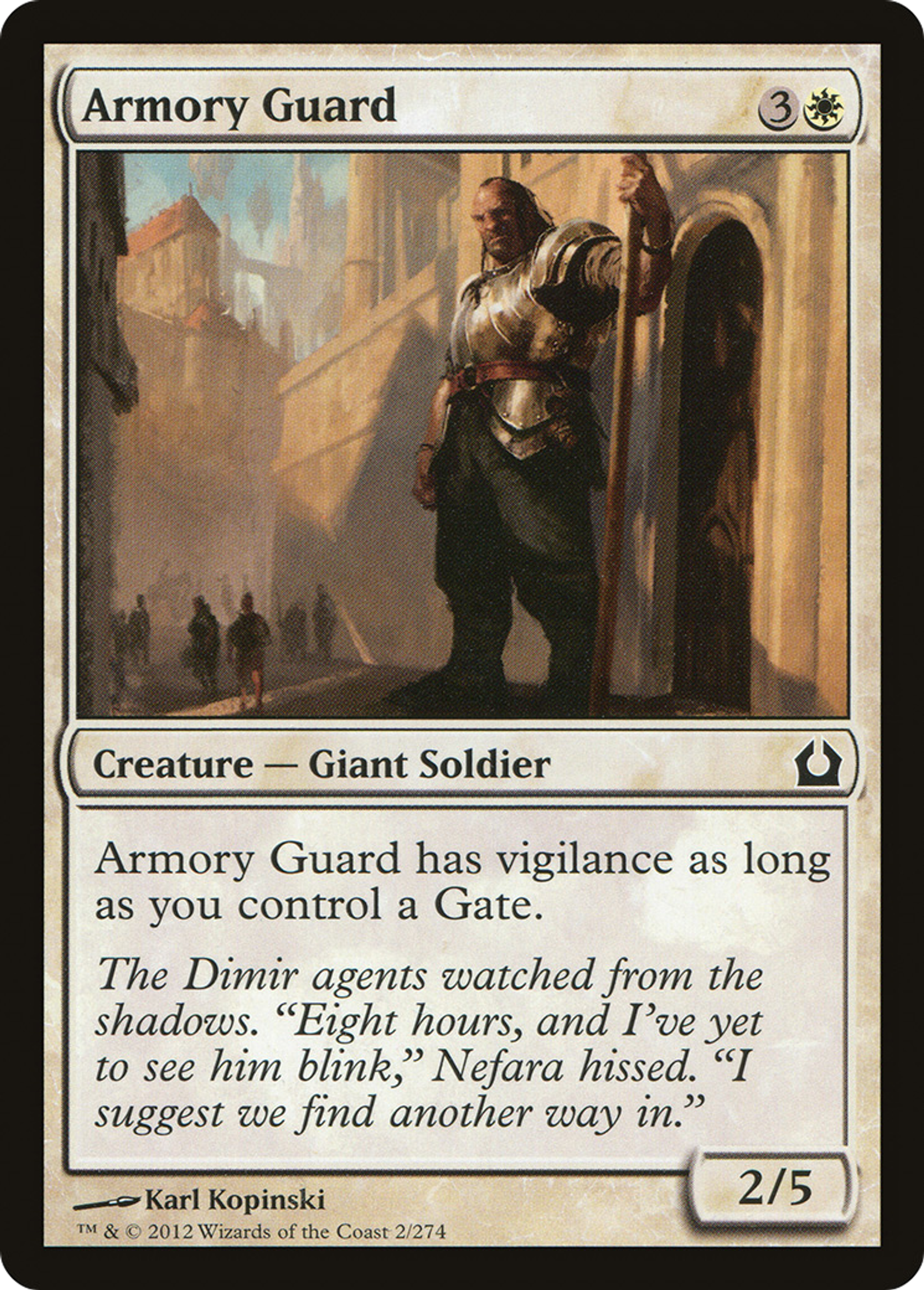 Armory Guard — Return to Ravnica — Magic: The Gathering