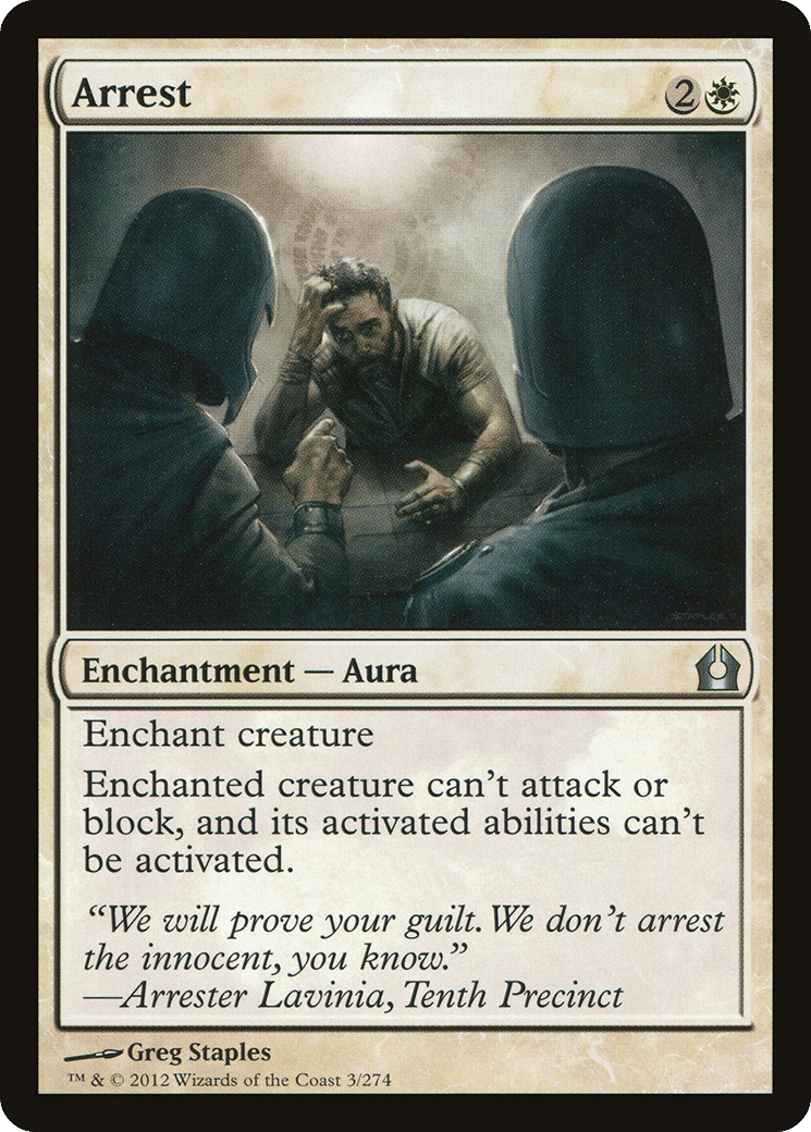 Arrest — Return to Ravnica — Magic: The Gathering
