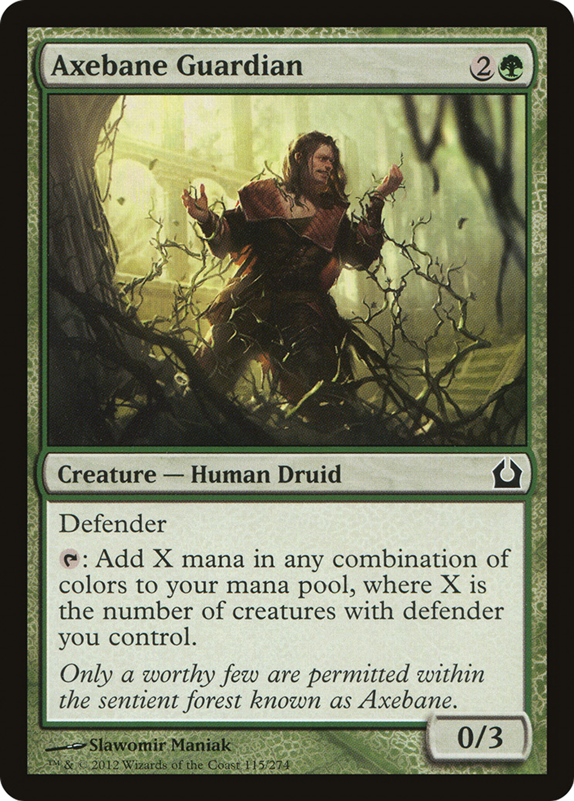 Axebane Guardian — Return to Ravnica — Magic: The Gathering