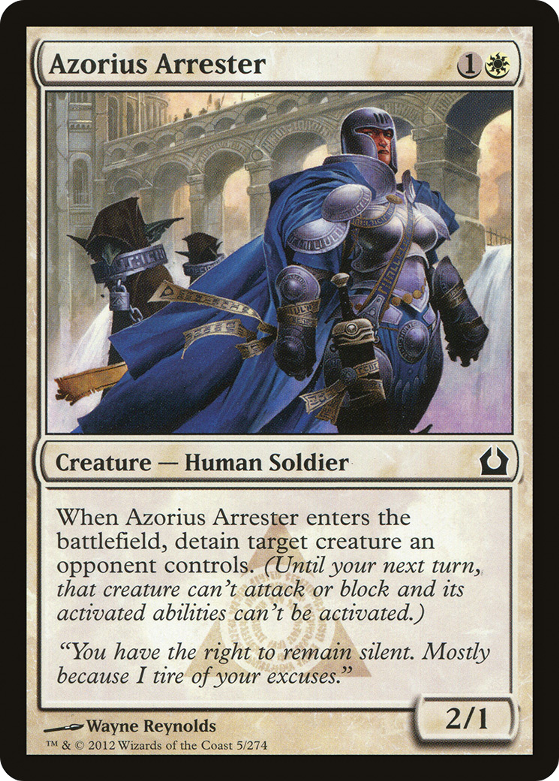 Azorius Arrester — Return to Ravnica — Magic: The Gathering