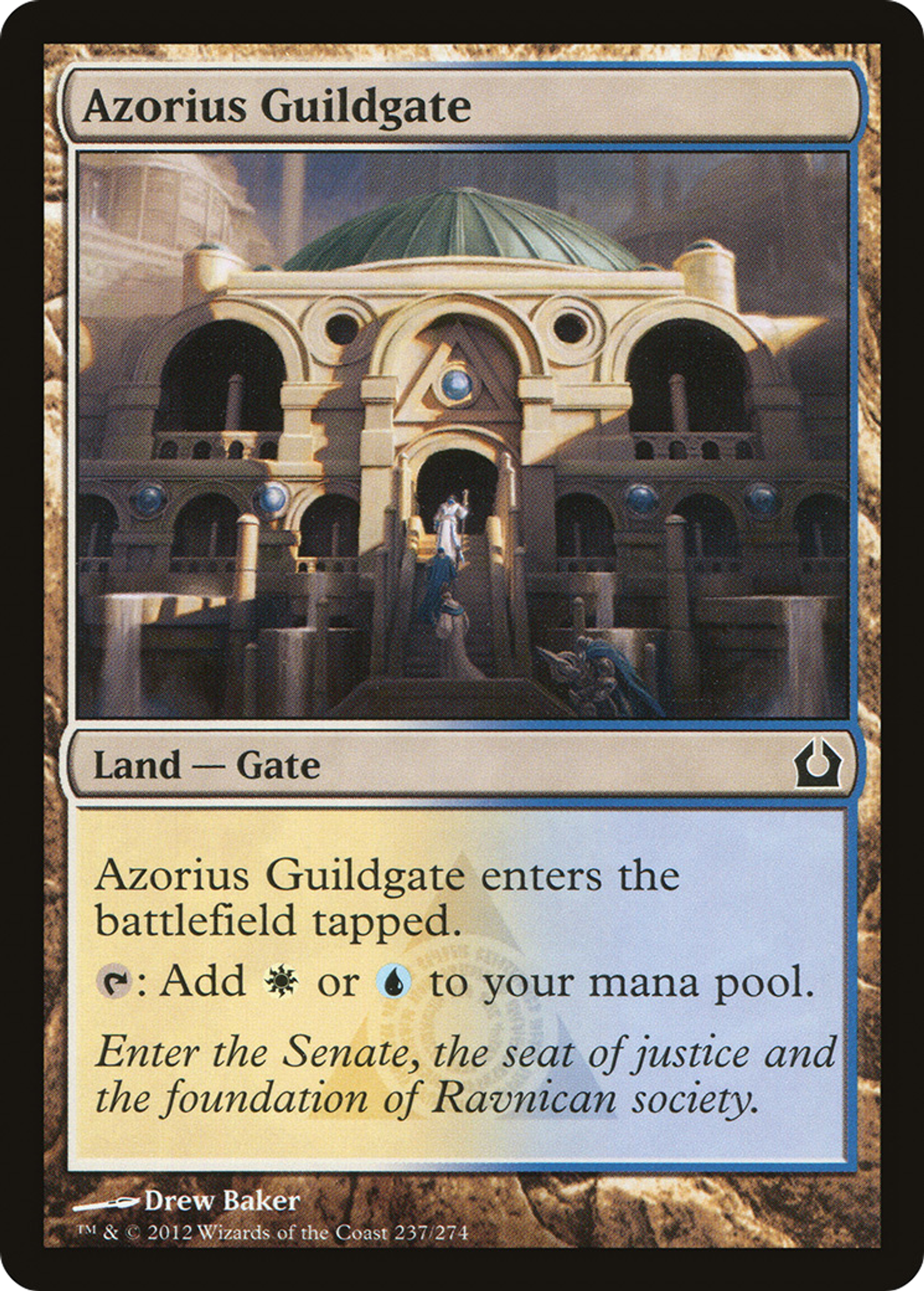 Porte de la guilde d'Azorius — Return to Ravnica — Magic: The Gathering