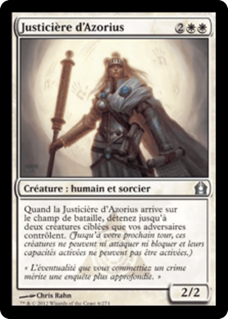 Justicière d'Azorius — Return to Ravnica — Magic: The Gathering