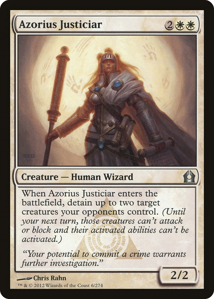 Azorius Justiciar — Return to Ravnica — Magic: The Gathering