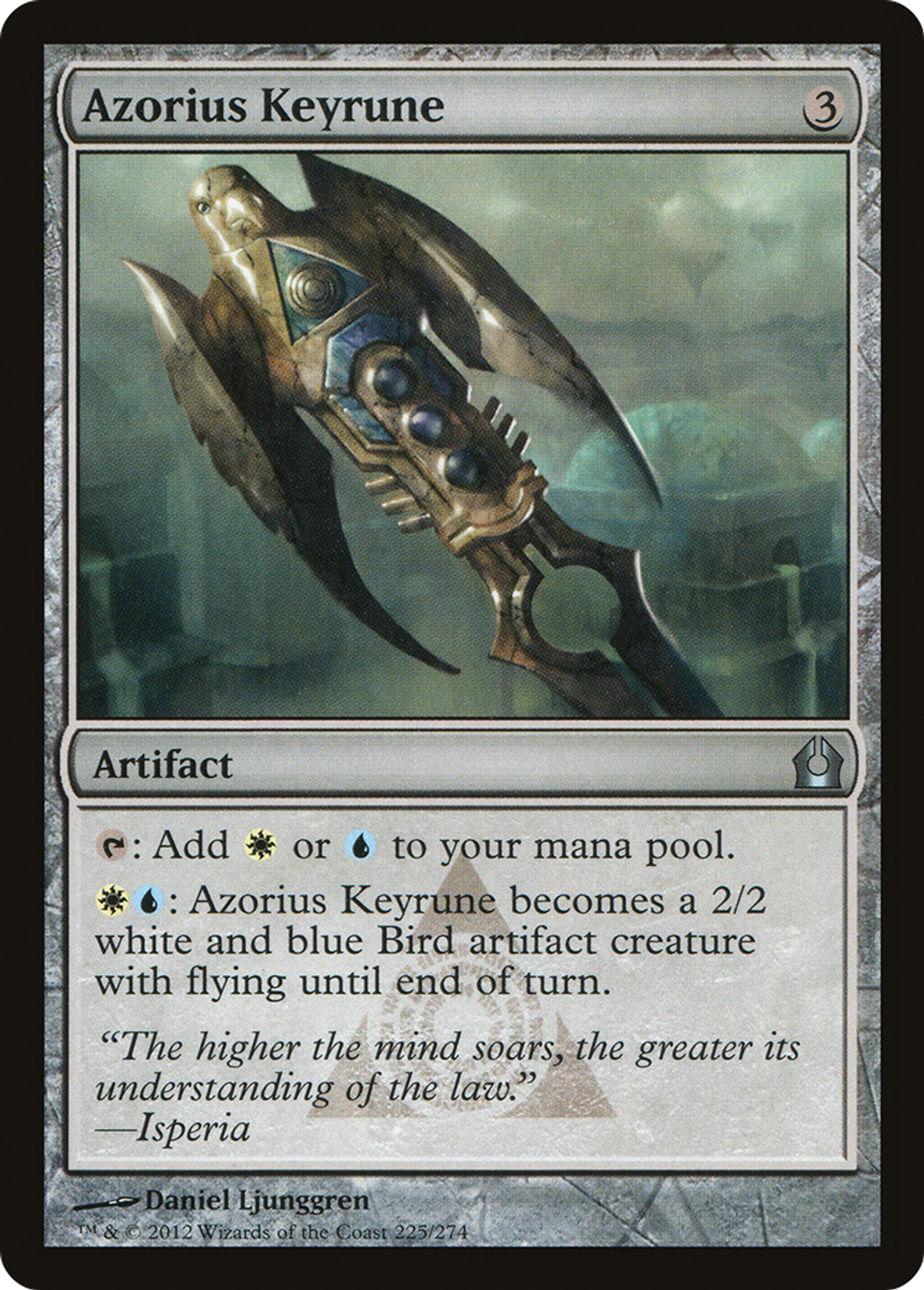 Runeclé d'Azorius — Return to Ravnica — Magic: The Gathering