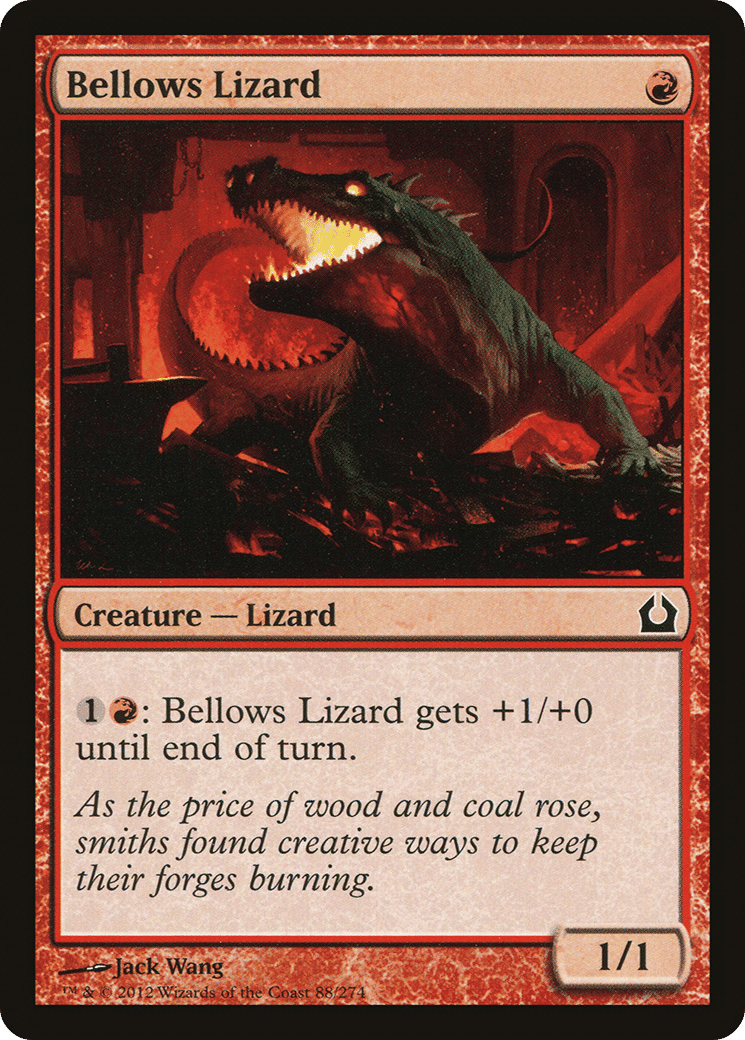 Bellows Lizard — Return to Ravnica — Magic: The Gathering