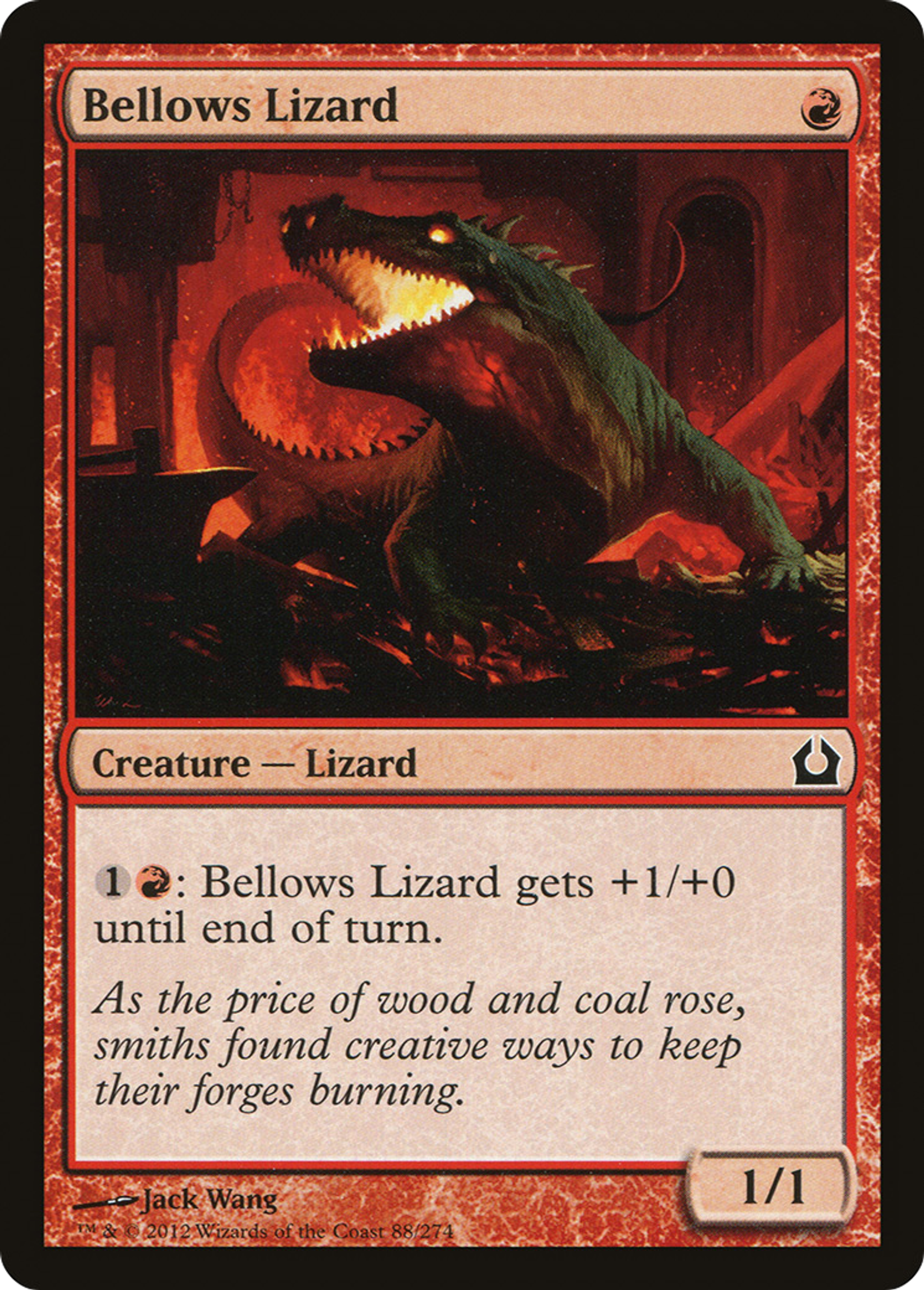 Bellows Lizard — Return to Ravnica — Magic: The Gathering