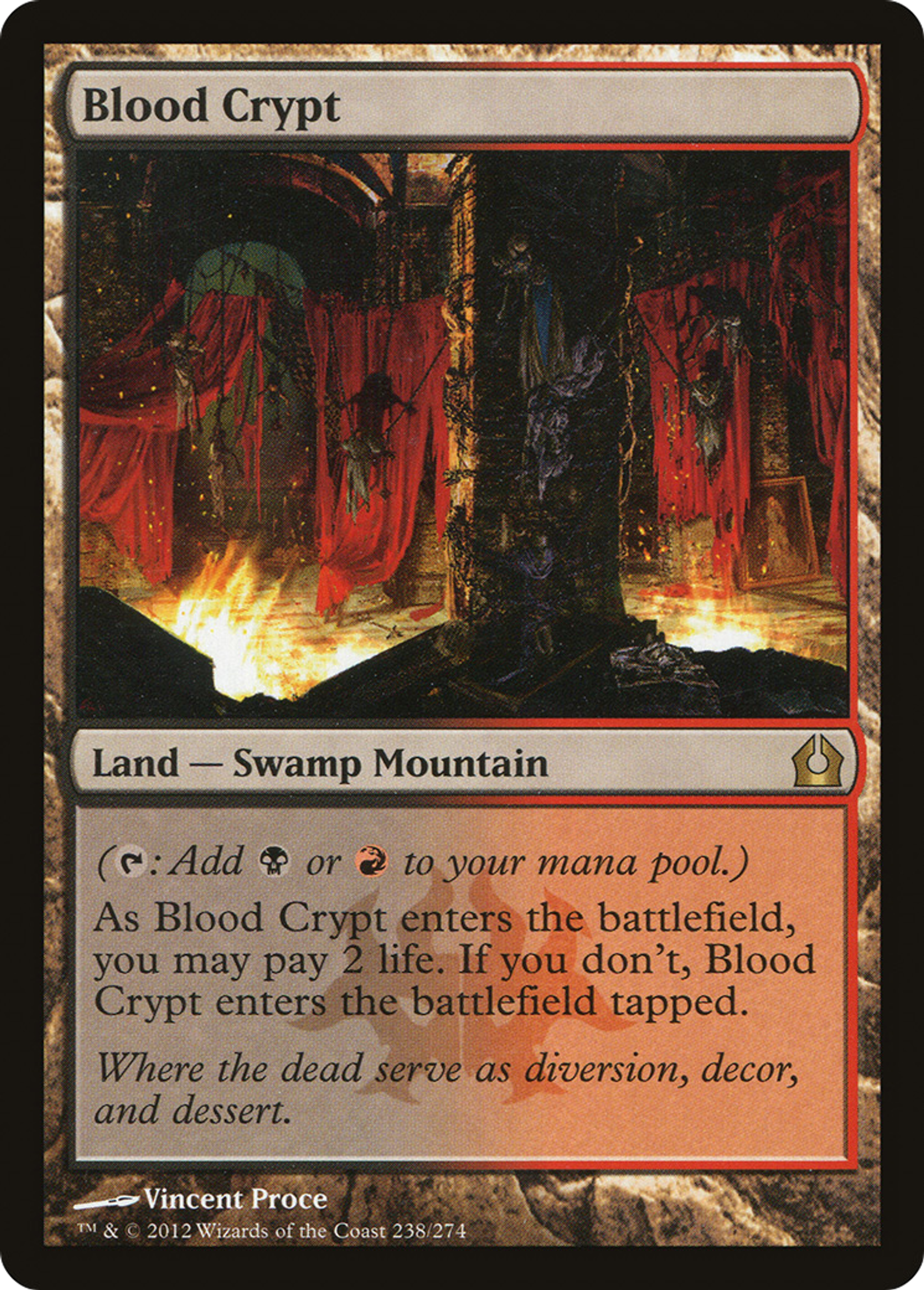 Blood Crypt — Return to Ravnica — Magic: The Gathering