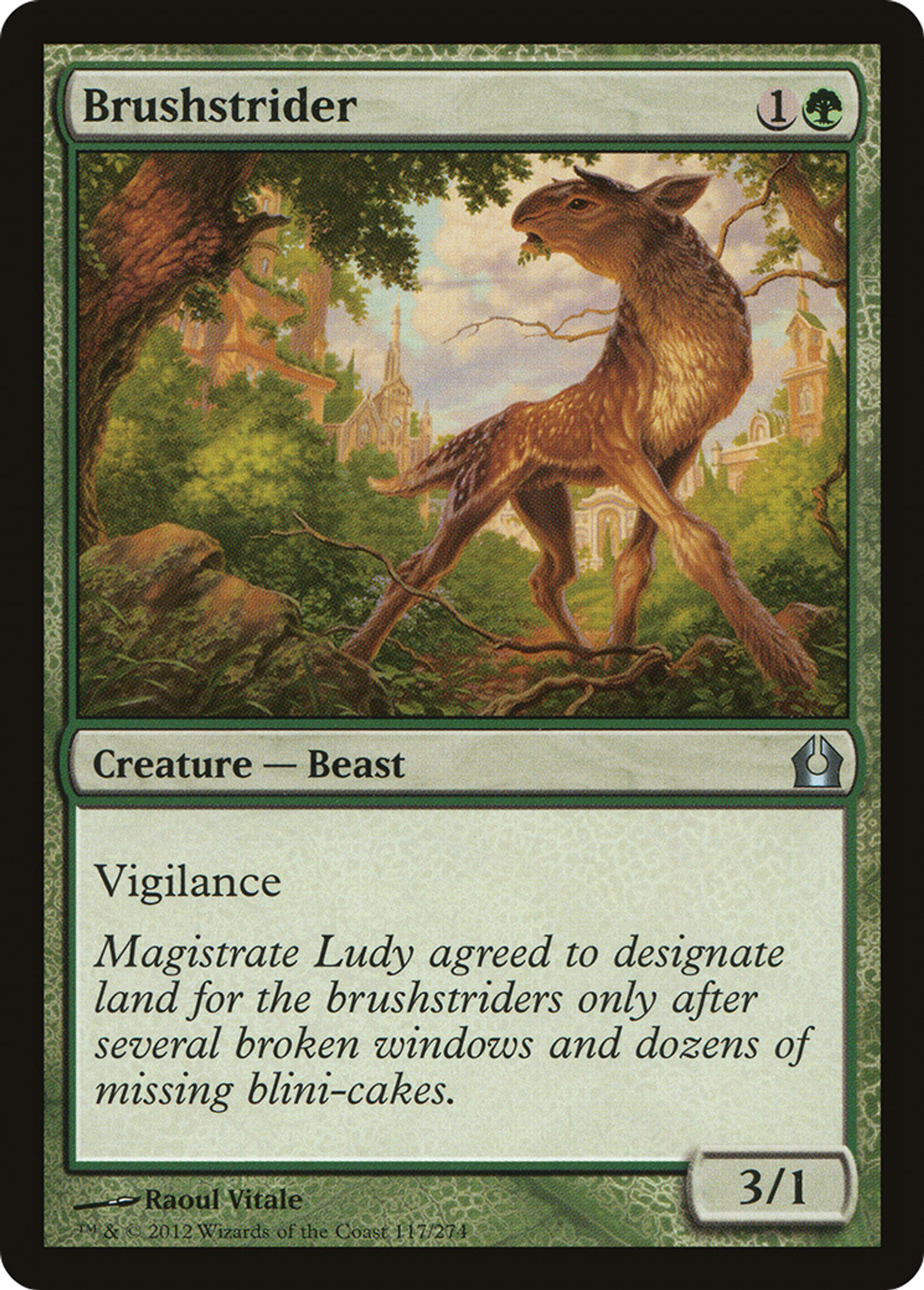 Brushstrider — Return to Ravnica — Magic: The Gathering