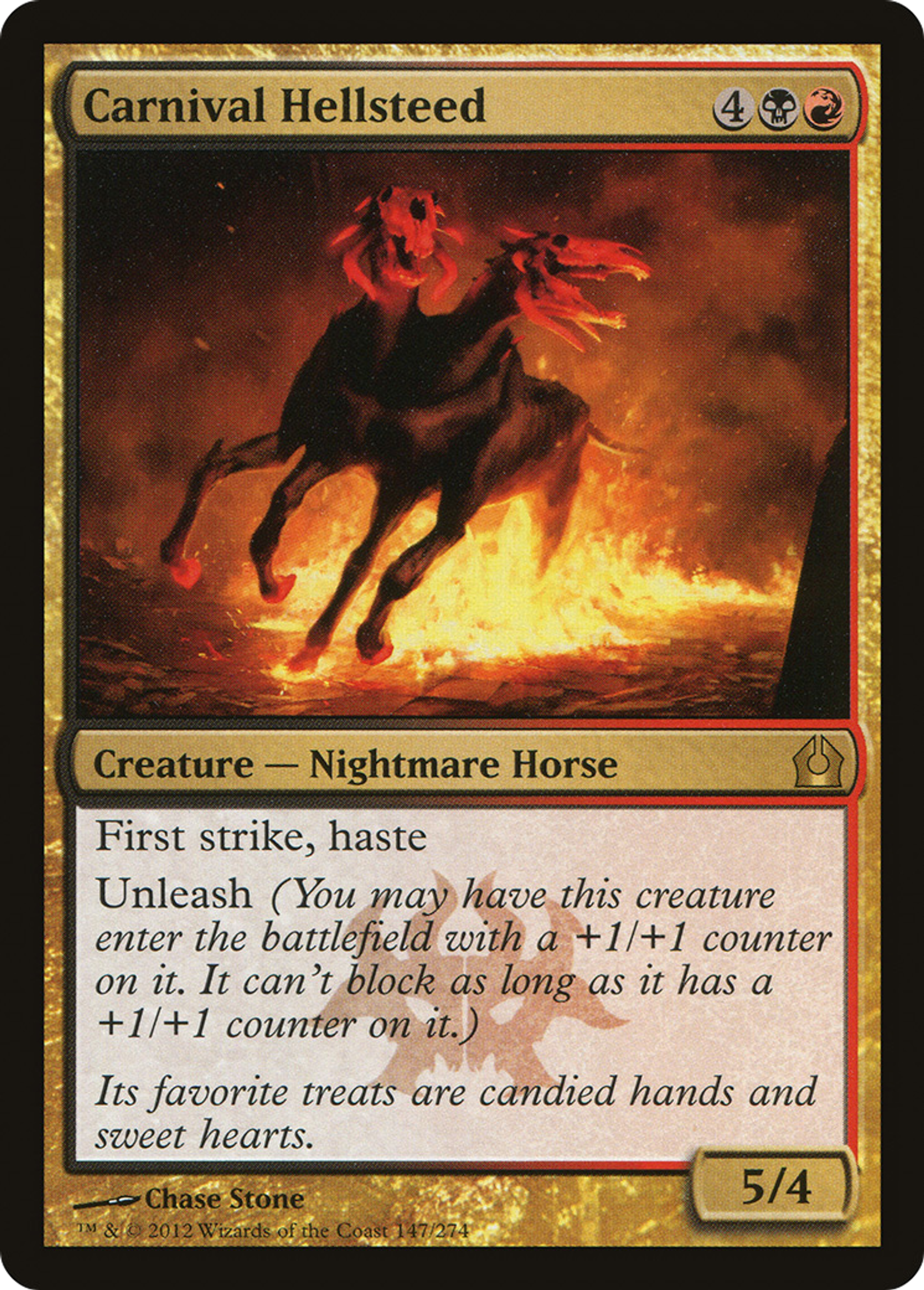 Destrier des enfers de la foire — Return to Ravnica — Magic: The Gathering