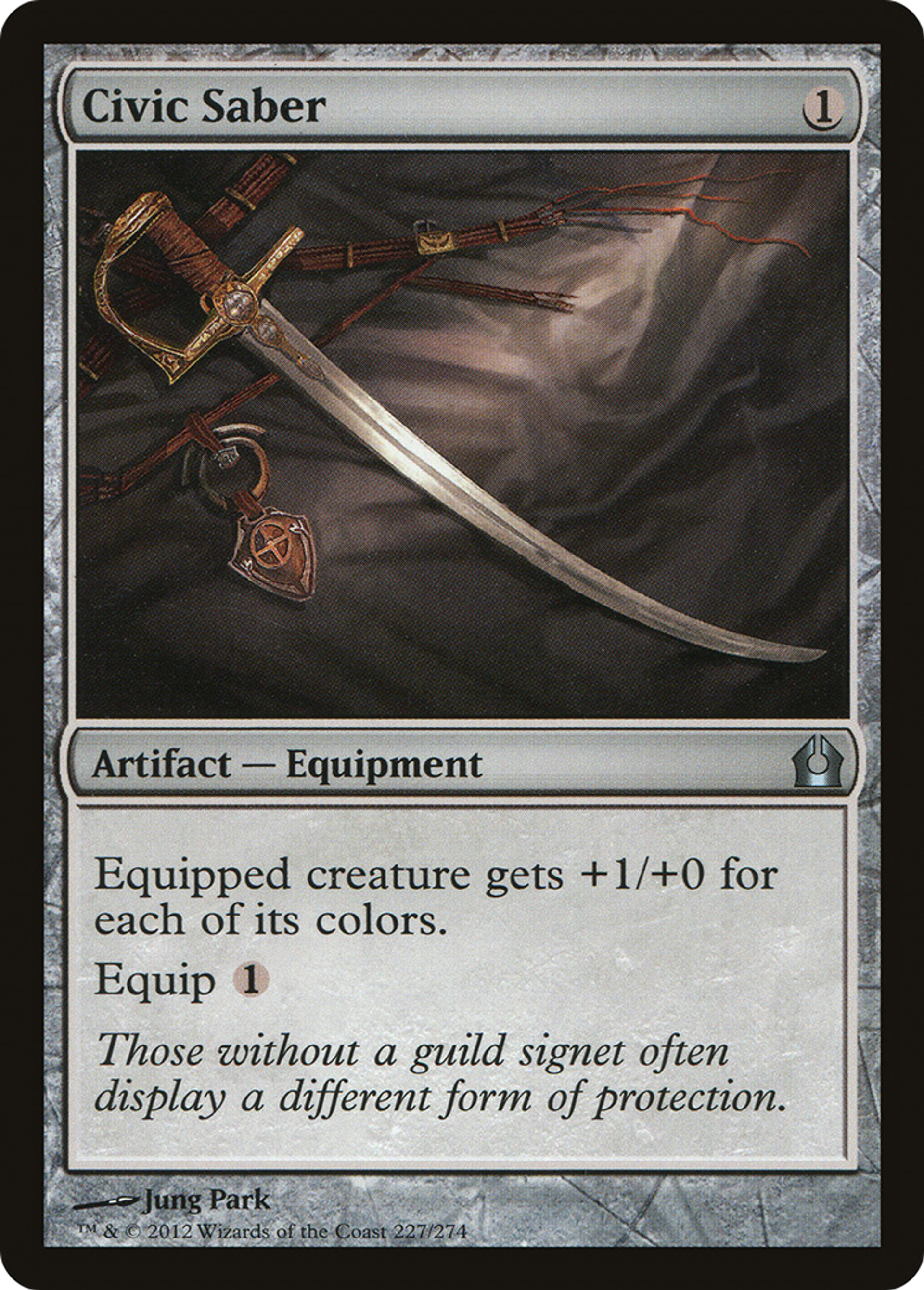 Sabre civique — Return to Ravnica — Magic: The Gathering