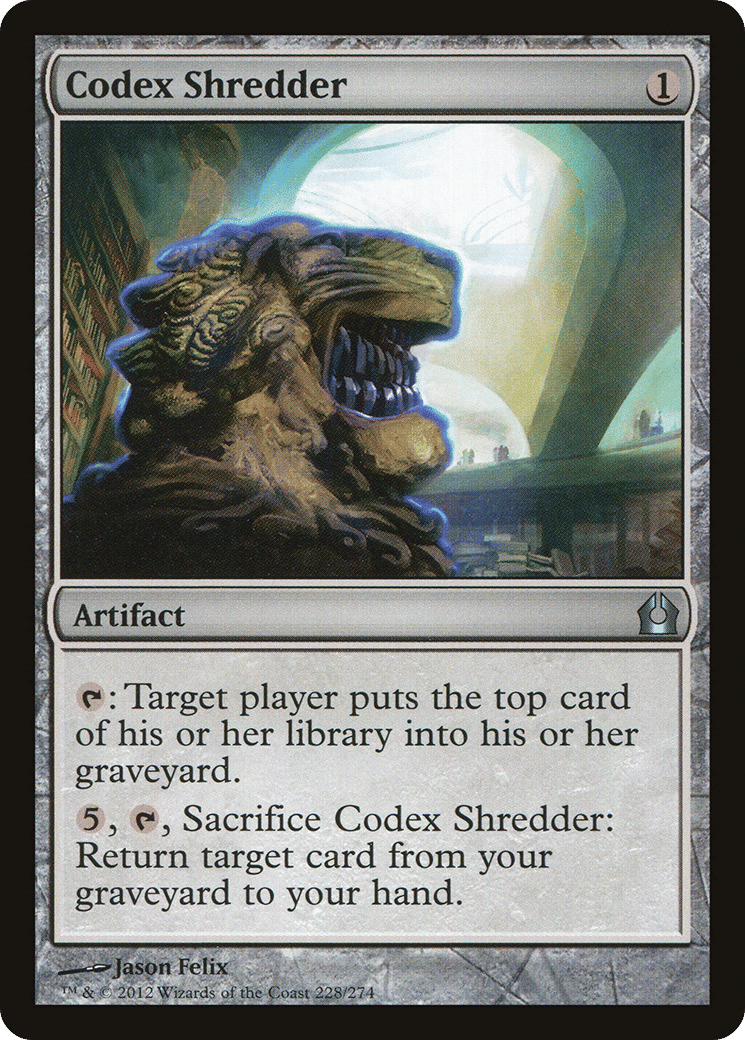 Codex Shredder — Return to Ravnica — Magic: The Gathering