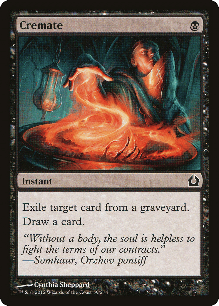 Cremate — Return to Ravnica — Magic: The Gathering
