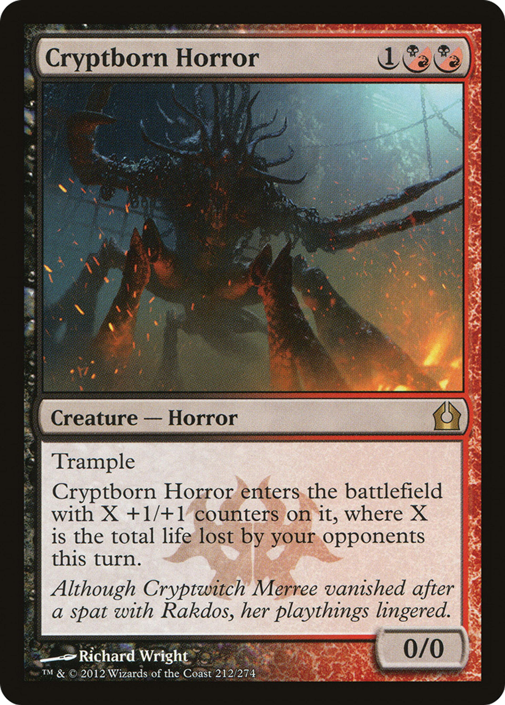 Horreur née des cryptes — Return to Ravnica — Magic: The Gathering