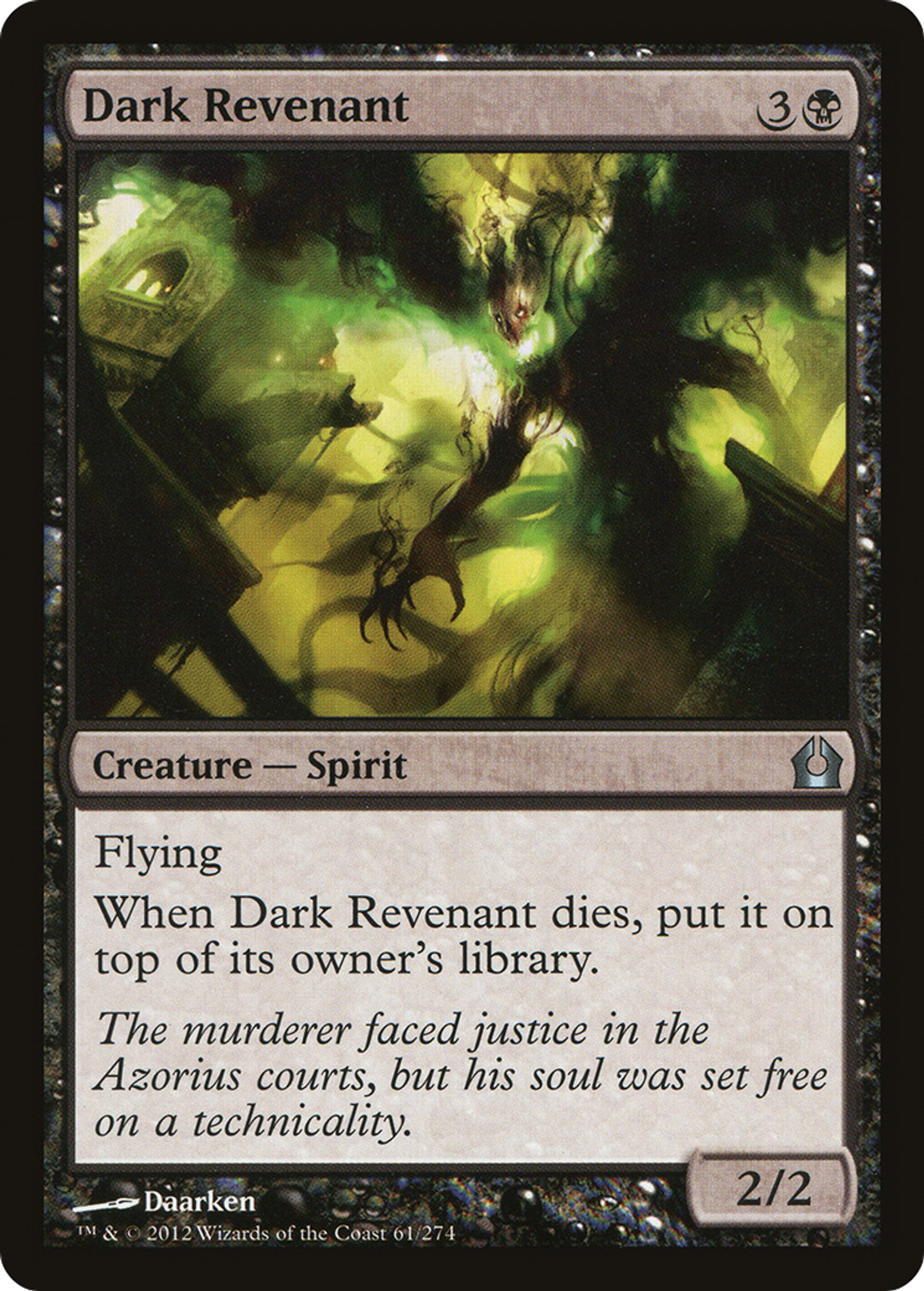 Dark Revenant — Return to Ravnica — Magic: The Gathering