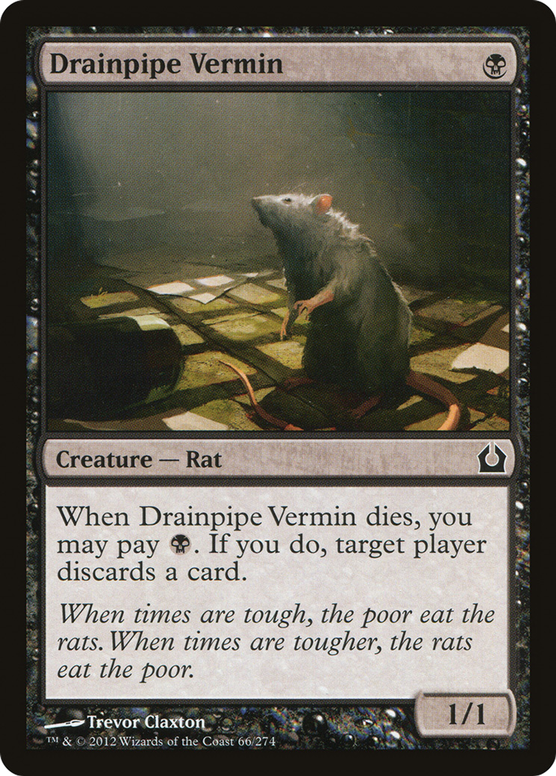 Drainpipe Vermin — Return to Ravnica — Magic: The Gathering