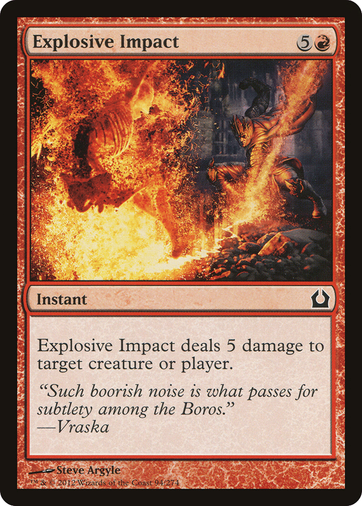 Explosive Impact — Return to Ravnica — Magic: The Gathering