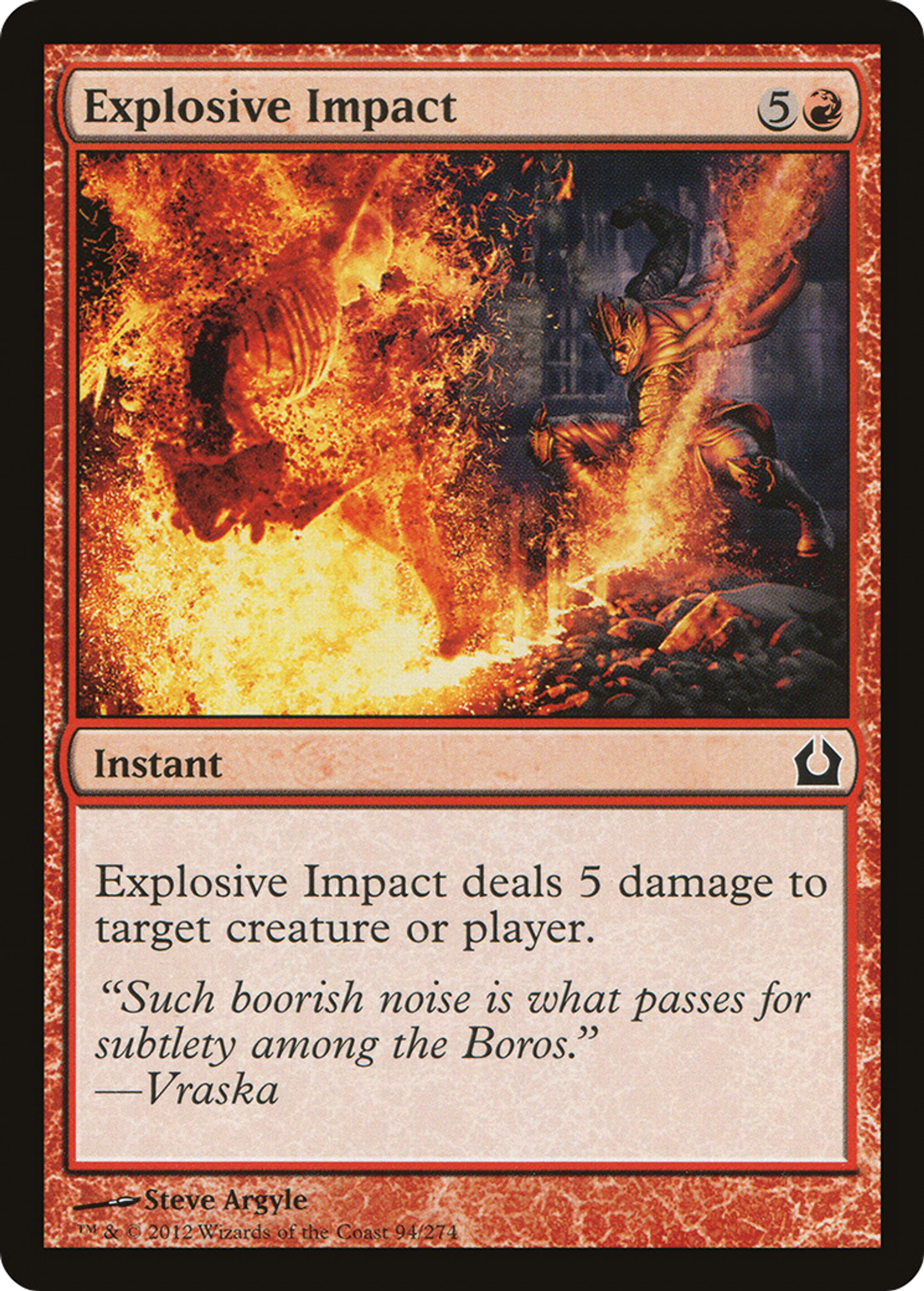 Explosive Impact — Return to Ravnica — Magic: The Gathering