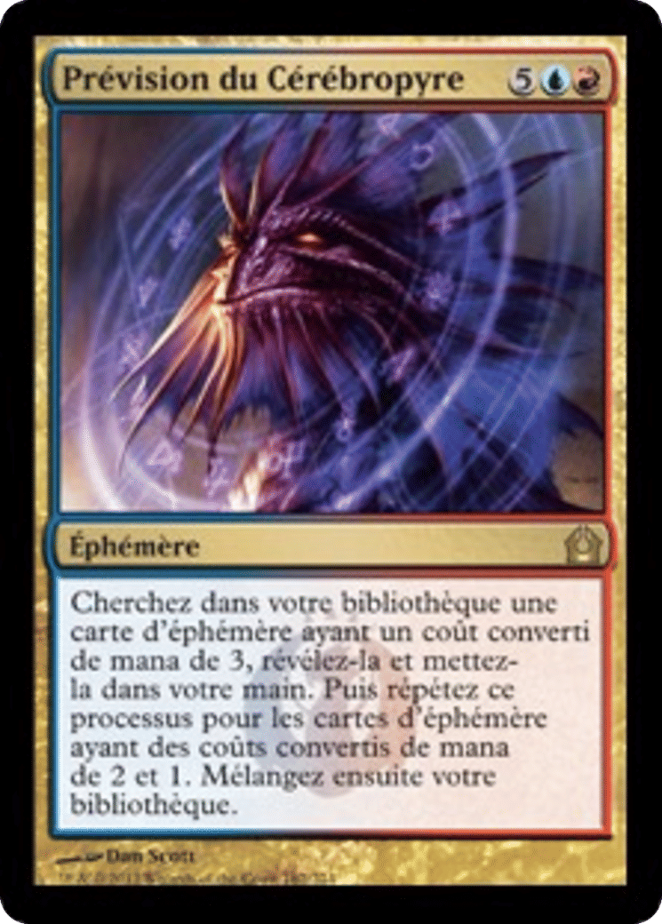 Prévision du Cérébropyre — Return to Ravnica — Magic: The Gathering
