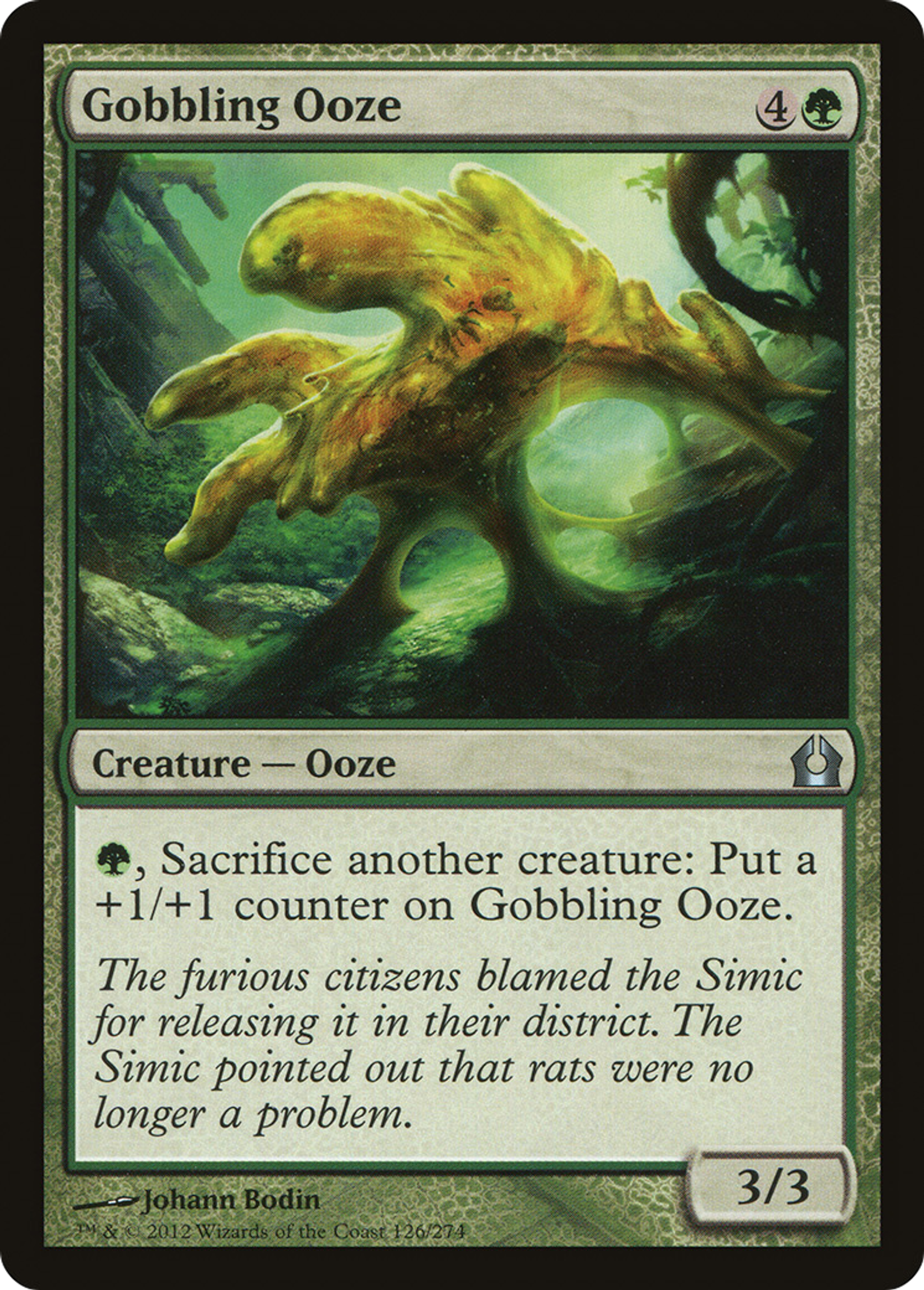 Gobbling Ooze — Return to Ravnica — Magic: The Gathering