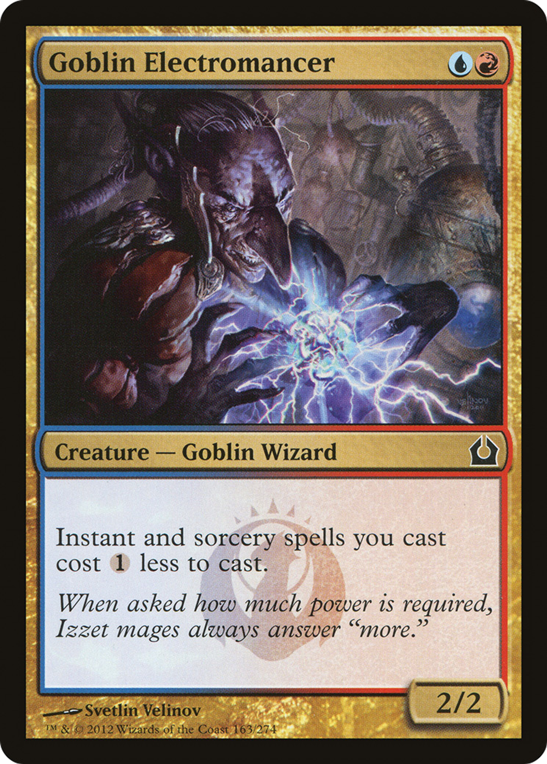 Goblin Electromancer — Return to Ravnica — Magic: The Gathering