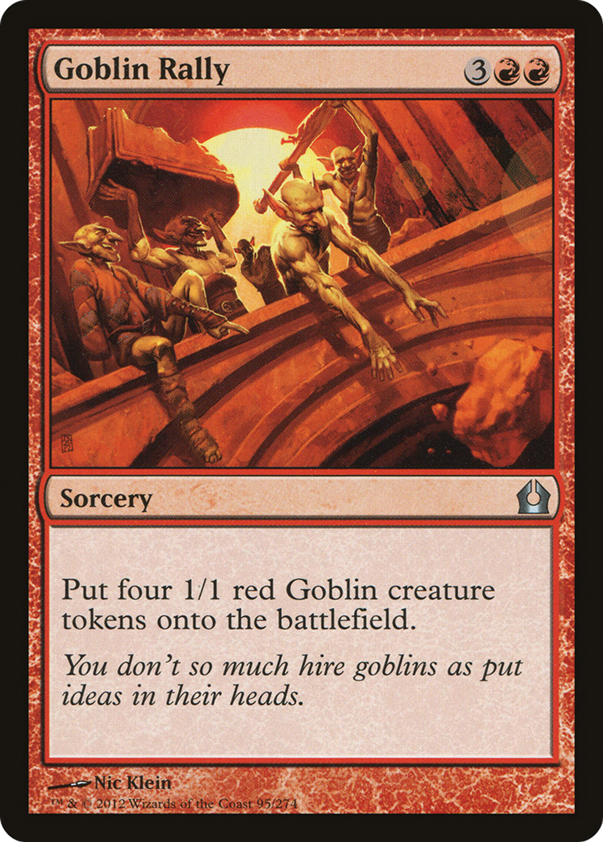 Goblin Rally — Return to Ravnica — Magic: The Gathering