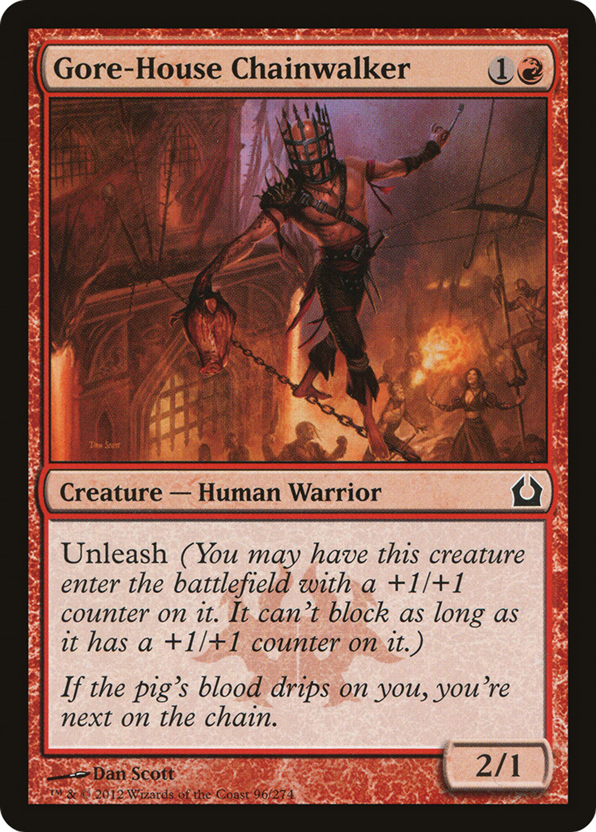Gore-House Chainwalker — Return to Ravnica — Magic: The Gathering
