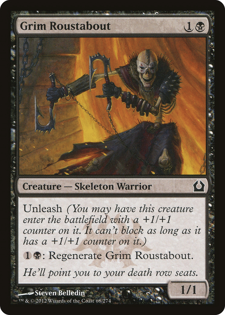 Grim Roustabout — Return to Ravnica — Magic: The Gathering