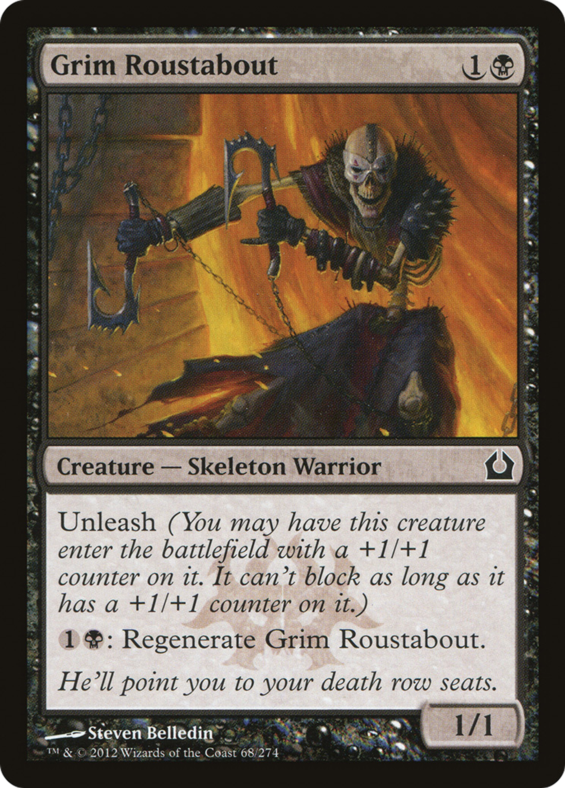 Grim Roustabout — Return to Ravnica — Magic: The Gathering
