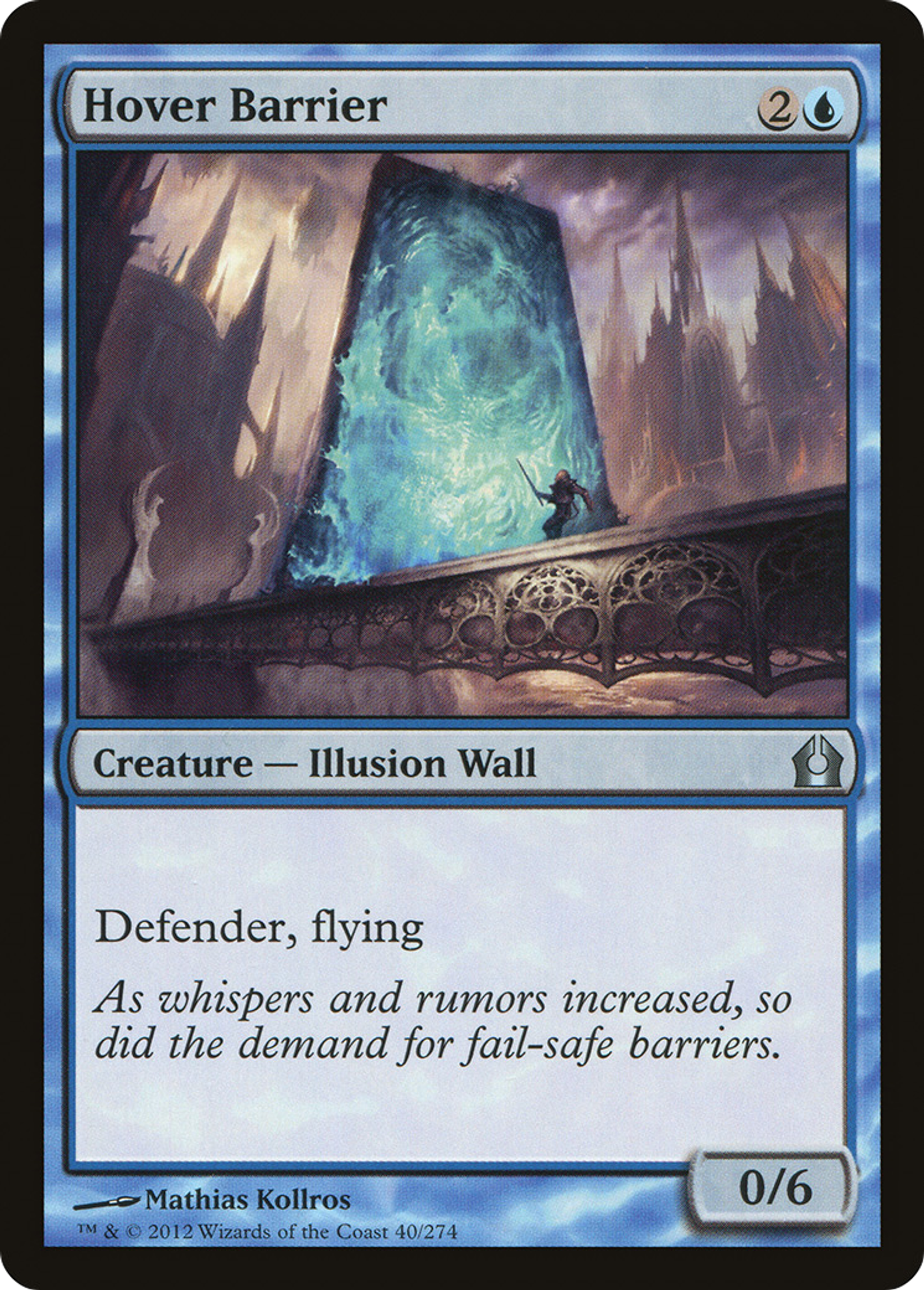Hover Barrier — Return to Ravnica — Magic: The Gathering