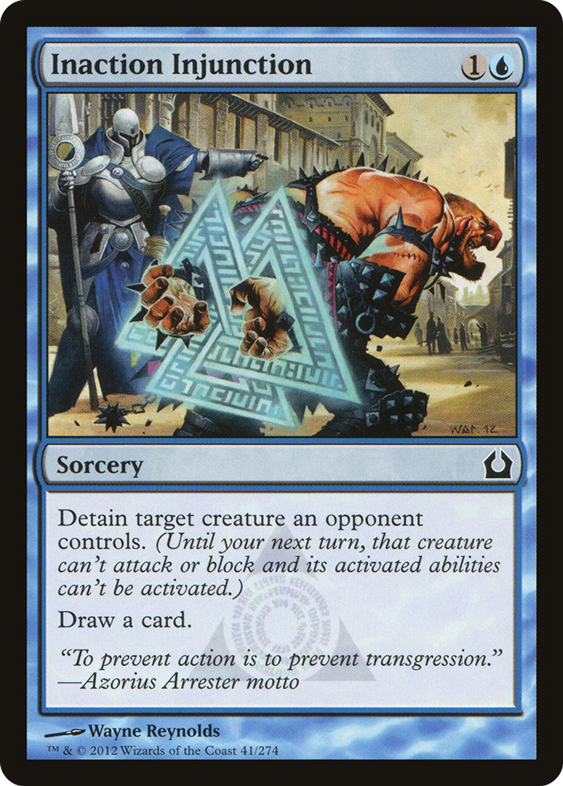 Inaction Injunction — Return to Ravnica — Magic: The Gathering