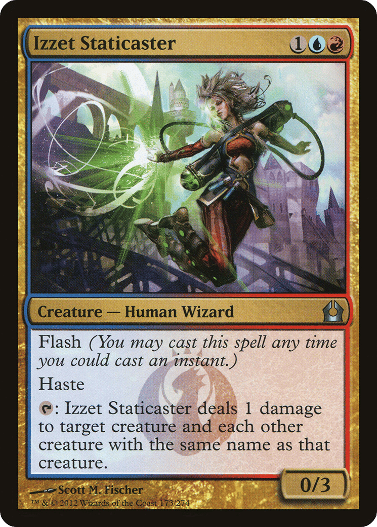 Izzet Staticaster — Return to Ravnica — Magic: The Gathering