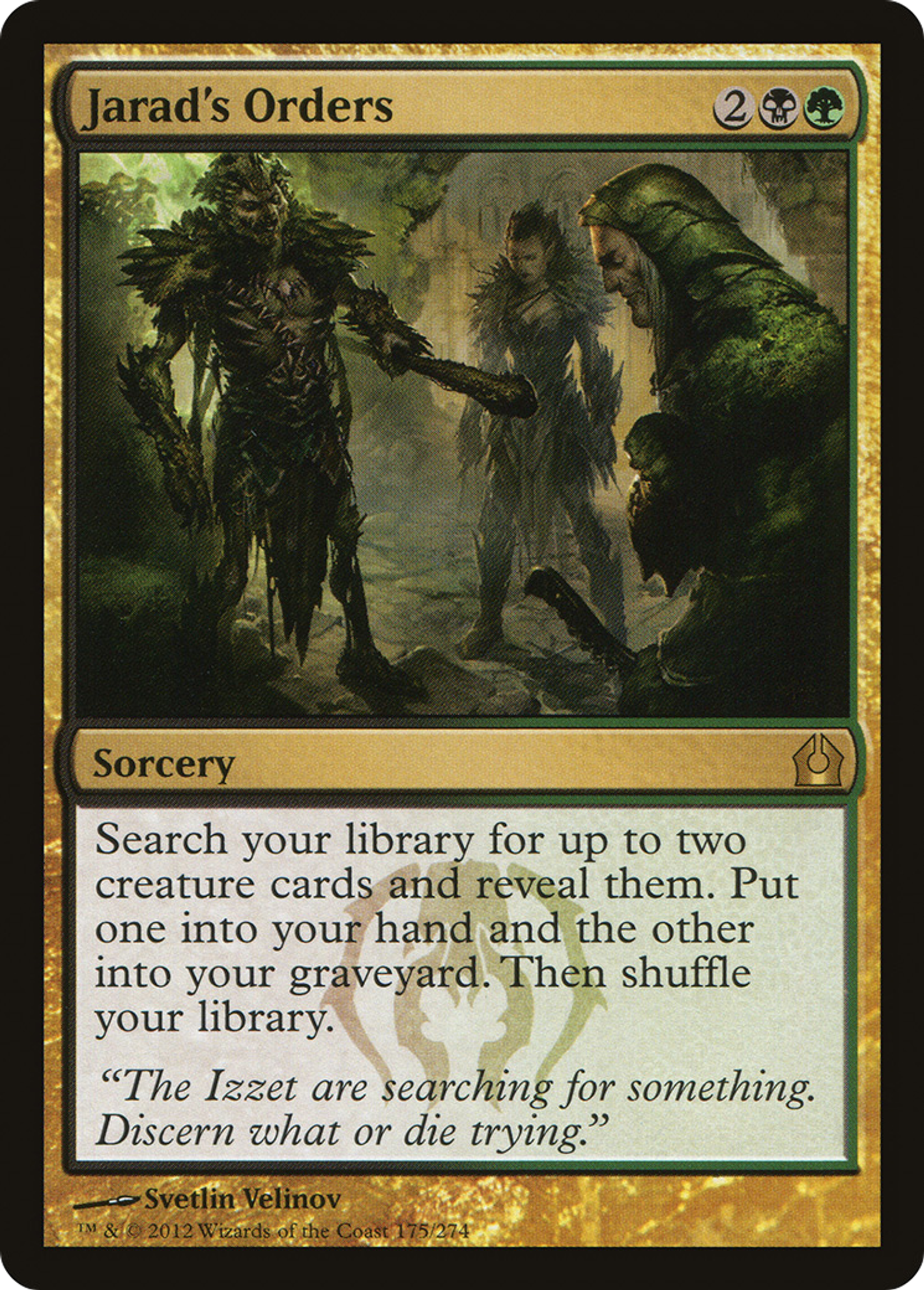 Jarad's Orders — Return to Ravnica — Magic: The Gathering