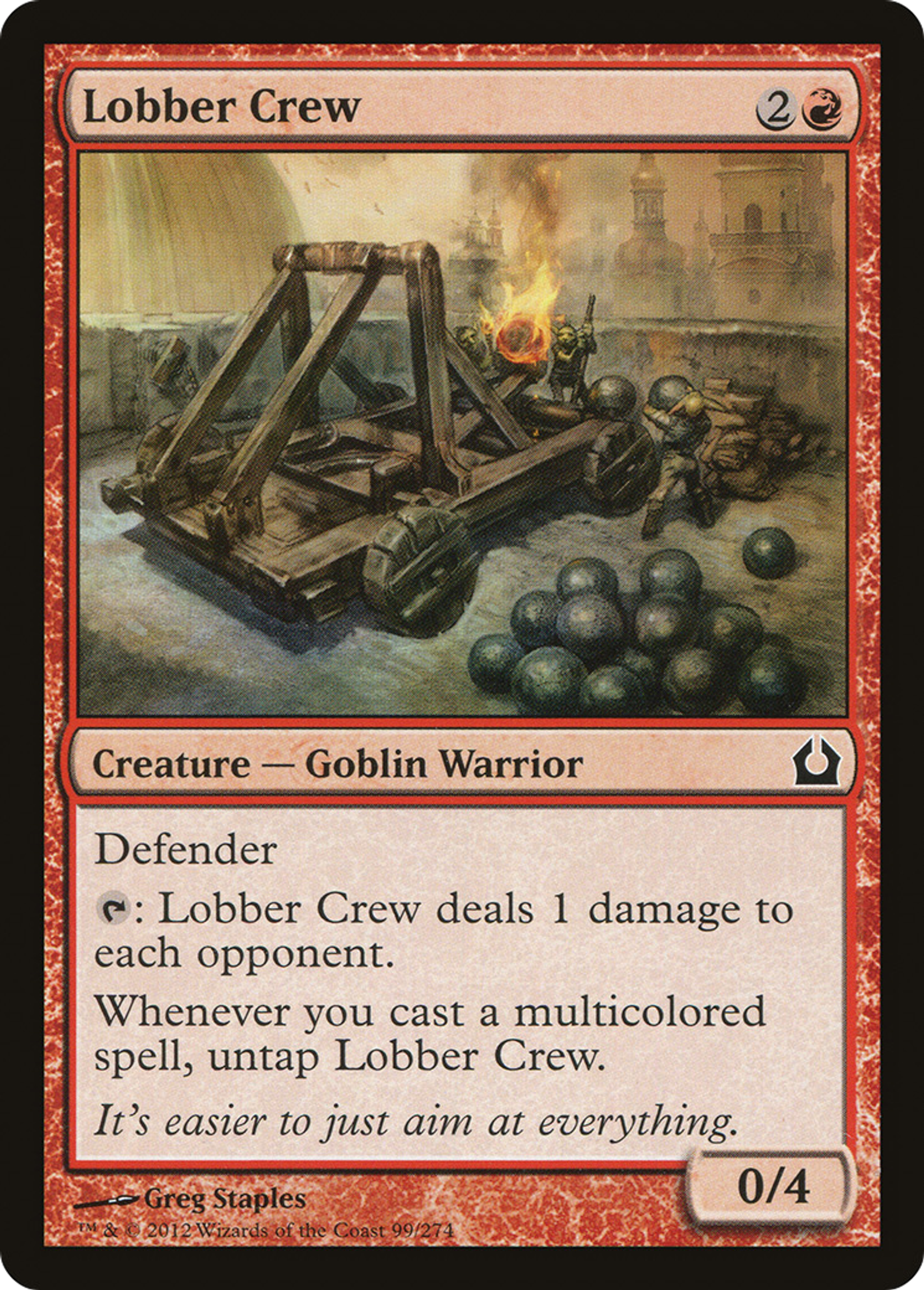 Lobber Crew — Return to Ravnica — Magic: The Gathering