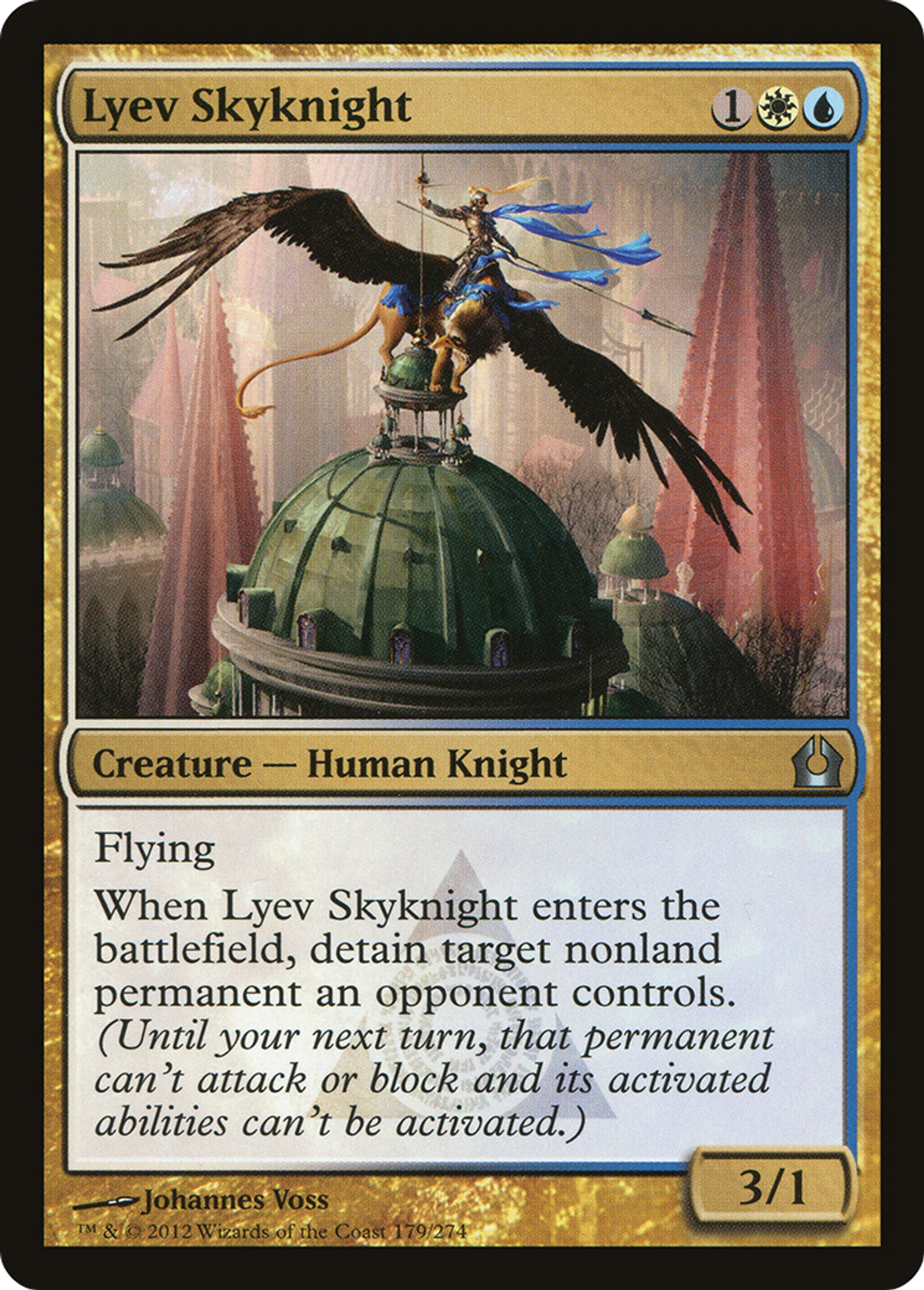 Chevalière céleste de Lyev — Return to Ravnica — Magic: The Gathering