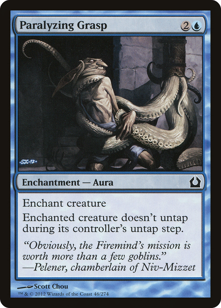 Paralyzing Grasp — Return to Ravnica — Magic: The Gathering