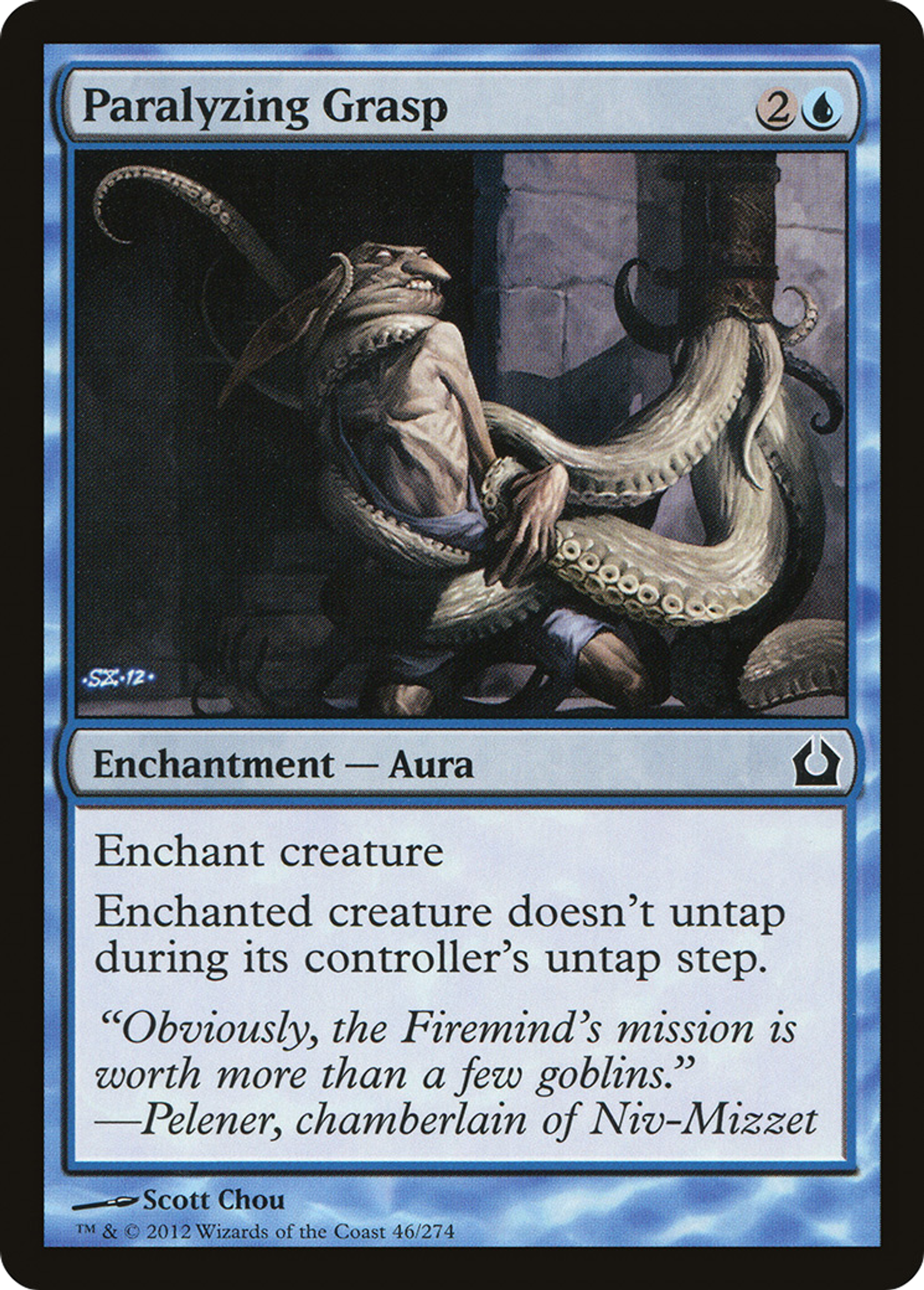 Paralyzing Grasp — Return to Ravnica — Magic: The Gathering
