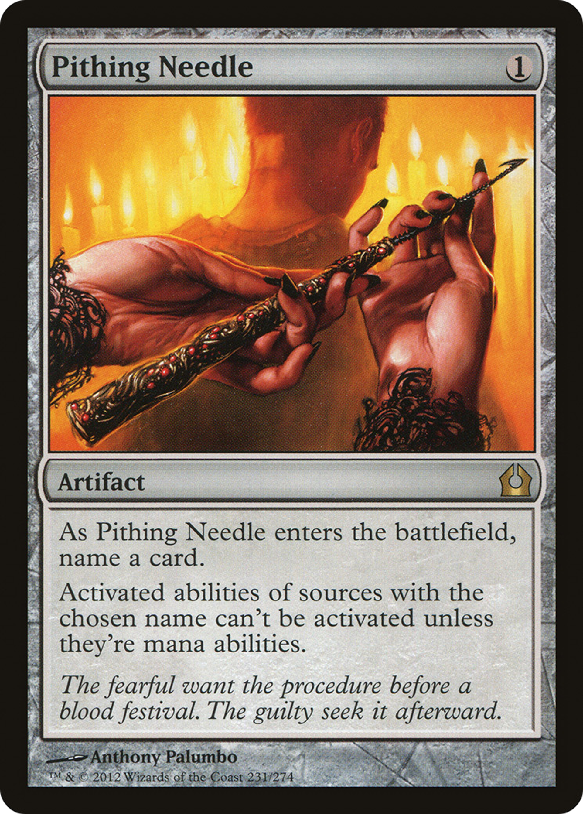 Aiguille à sectionner — Return to Ravnica — Magic: The Gathering