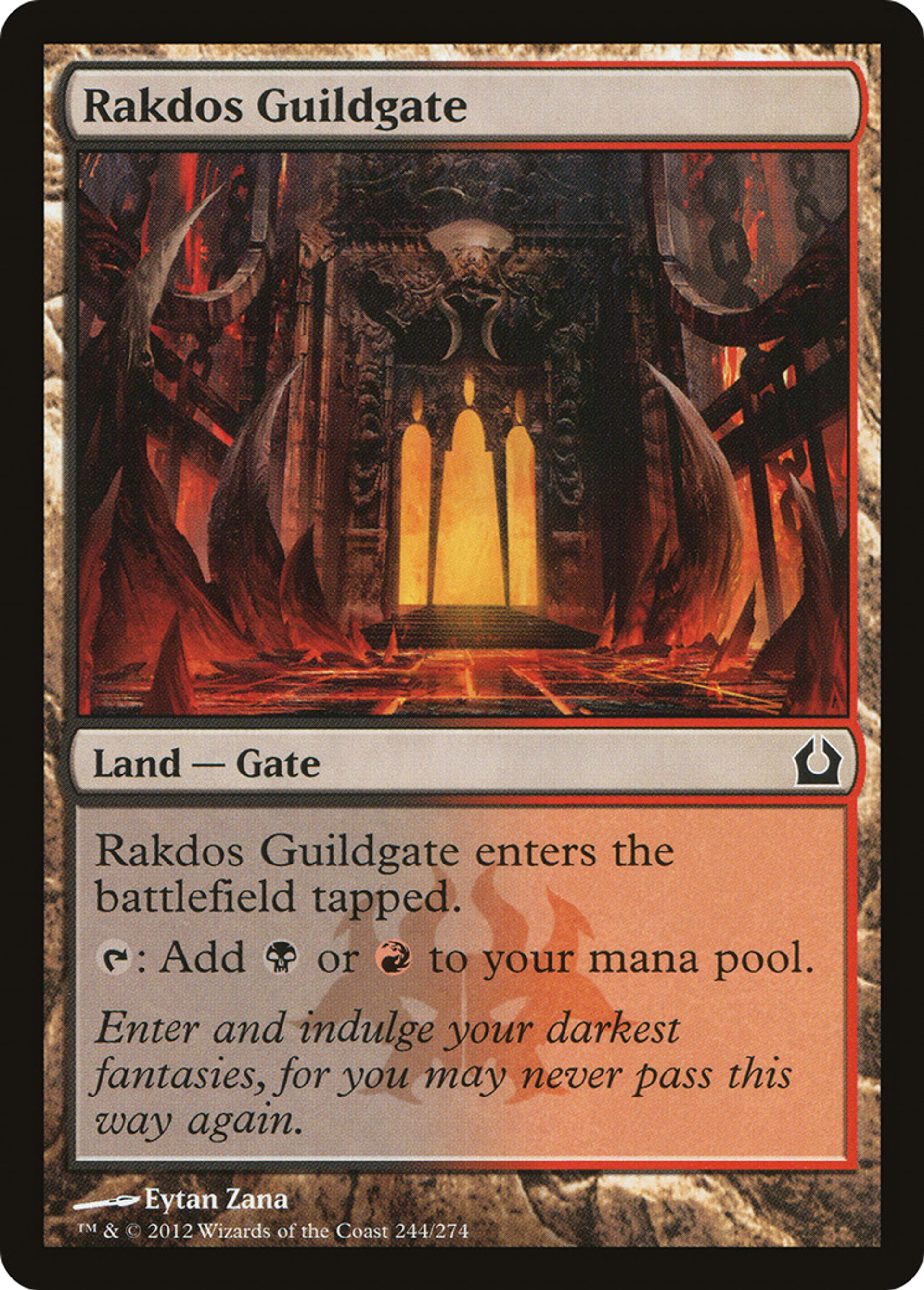 Porte de la guilde de Rakdos — Return to Ravnica — Magic: The Gathering