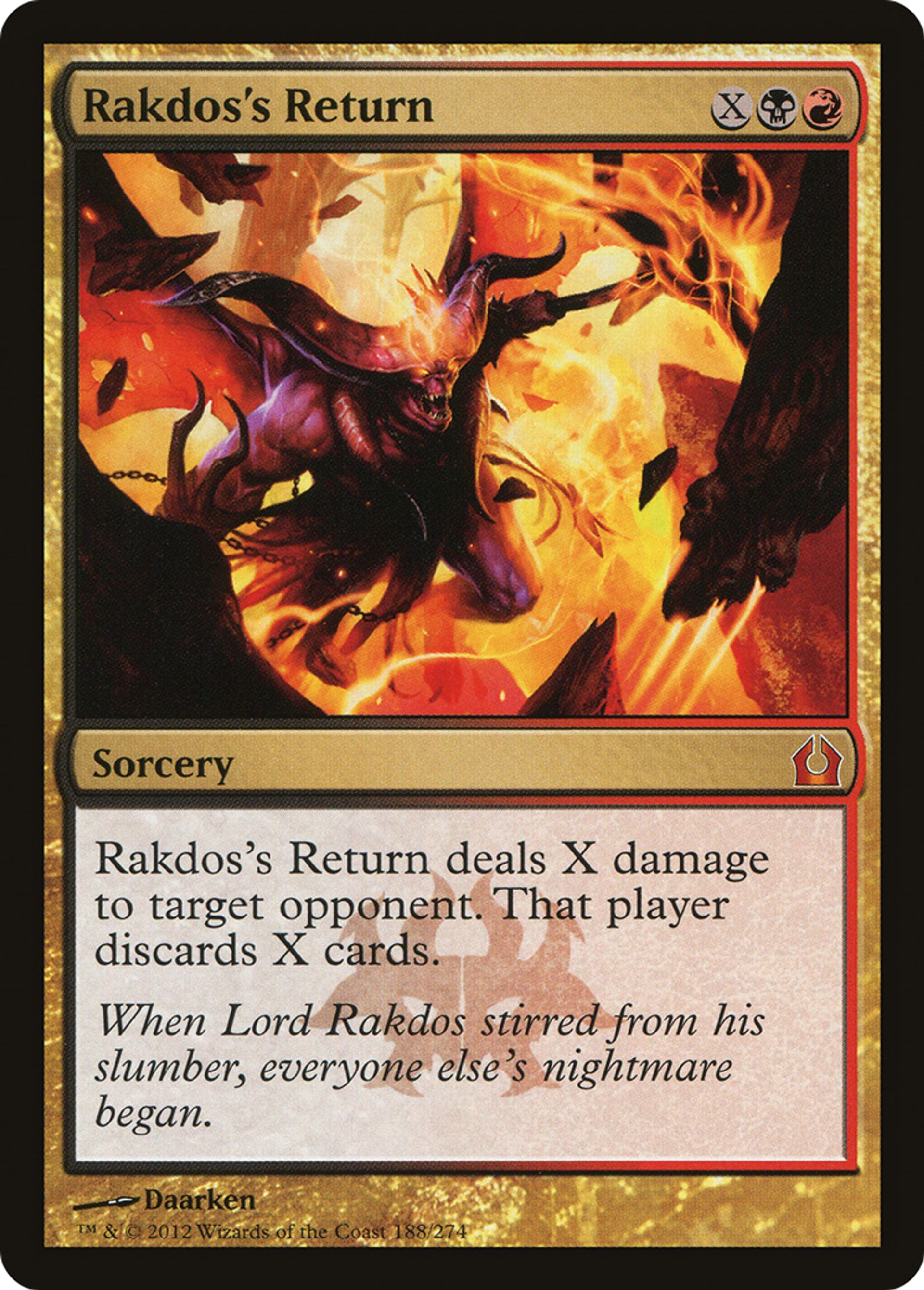 Retour de Rakdos — Return to Ravnica — Magic: The Gathering