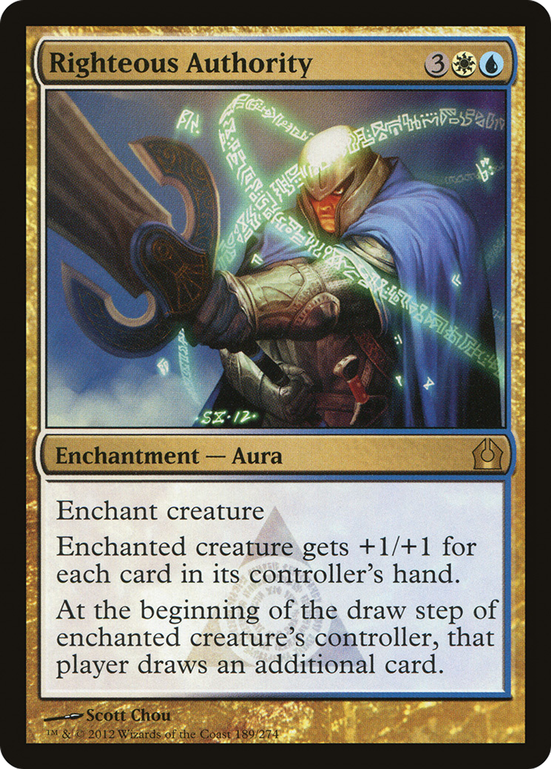Autorité vertueuse — Return to Ravnica — Magic: The Gathering