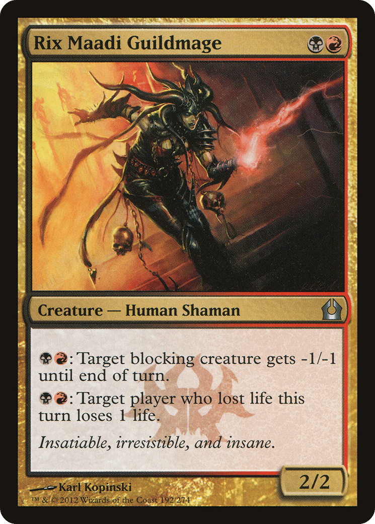 Rix Maadi Guildmage — Return to Ravnica — Magic: The Gathering