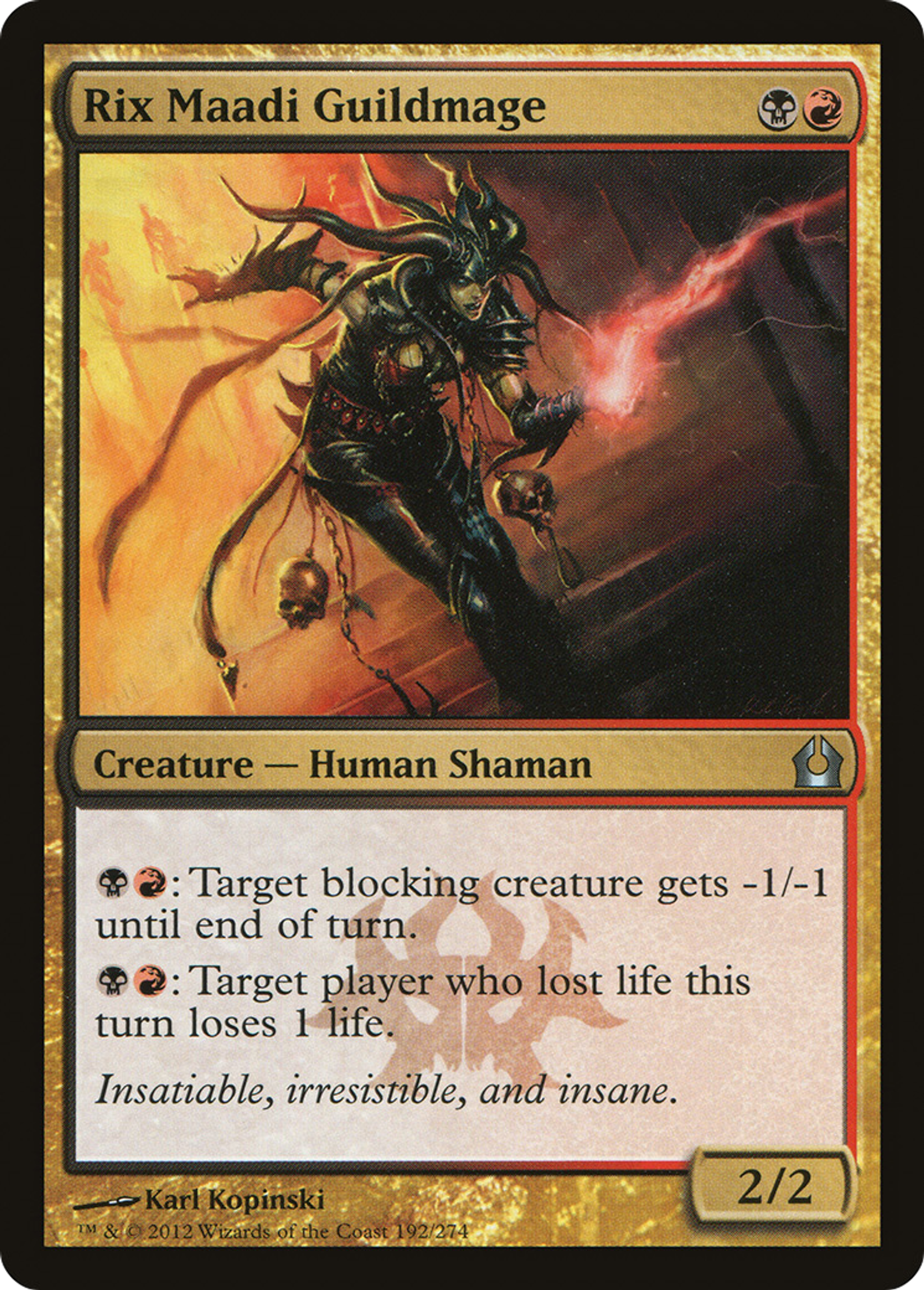 Ghildmage de Rix Maadi — Return to Ravnica — Magic: The Gathering