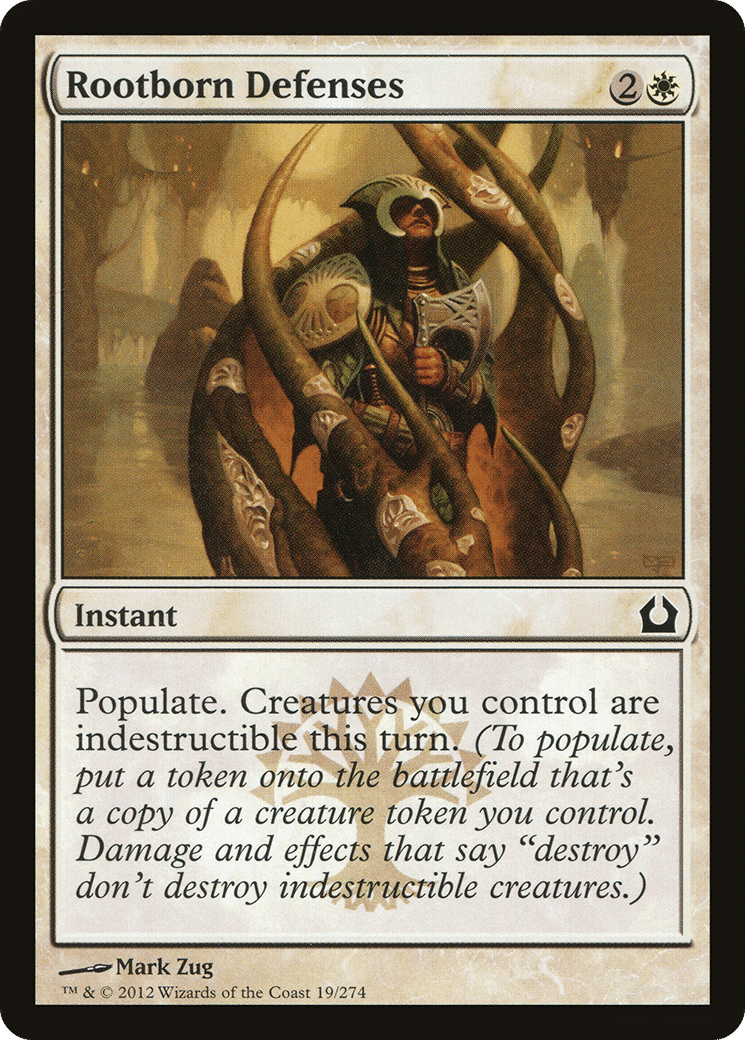 Rootborn Defenses — Return to Ravnica — Magic: The Gathering