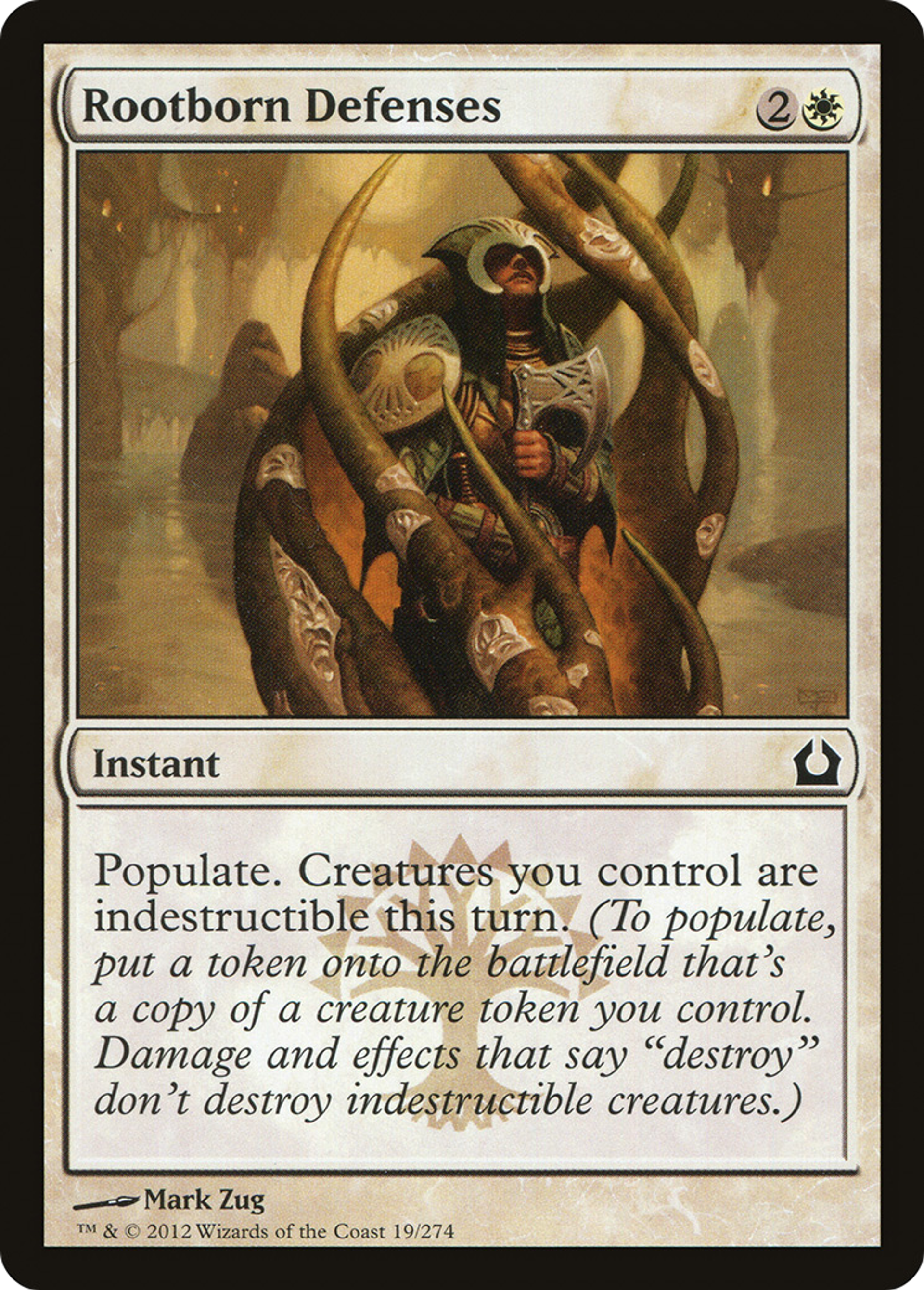 Rootborn Defenses — Return to Ravnica — Magic: The Gathering