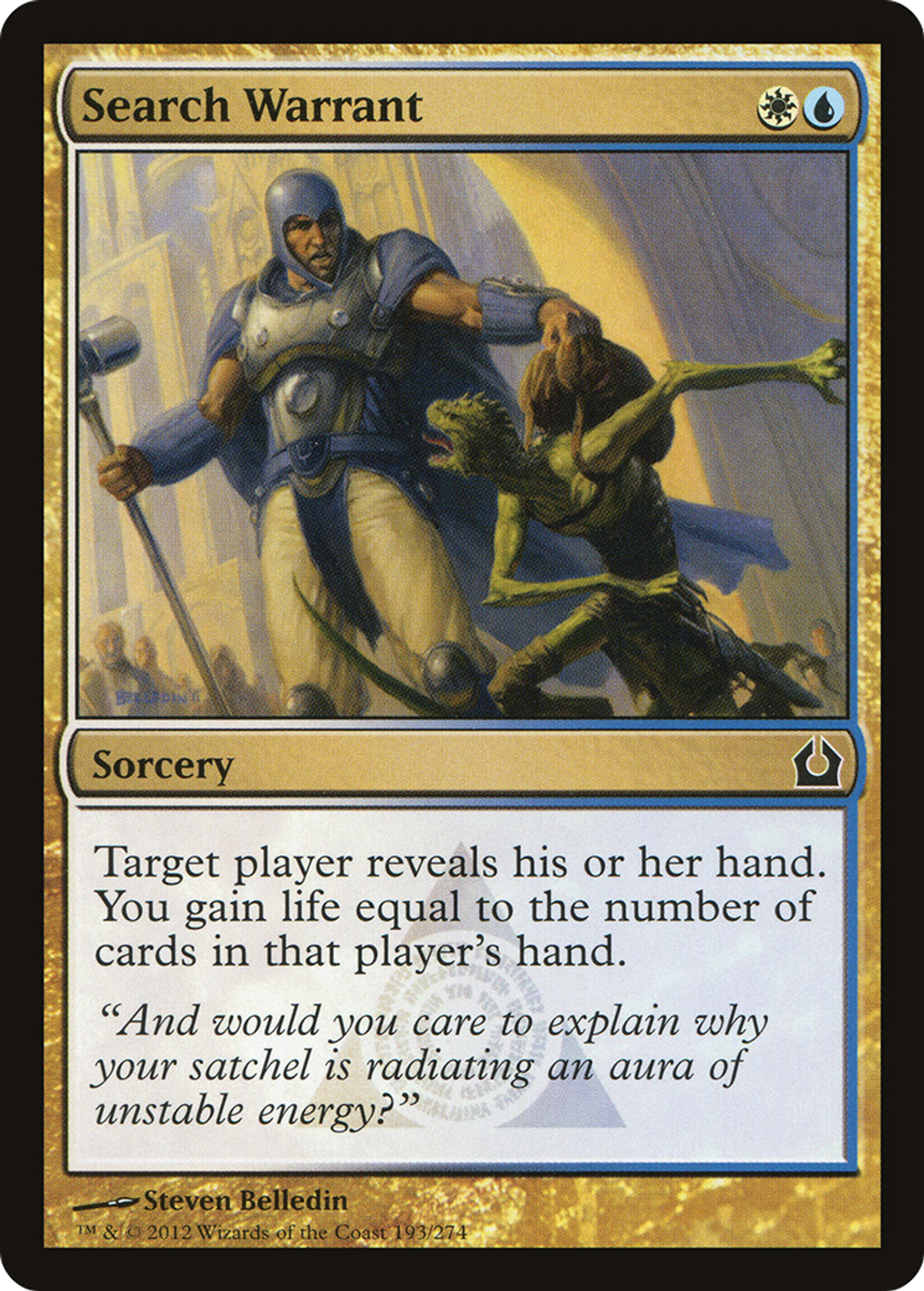Mandat de perquisition — Return to Ravnica — Magic: The Gathering