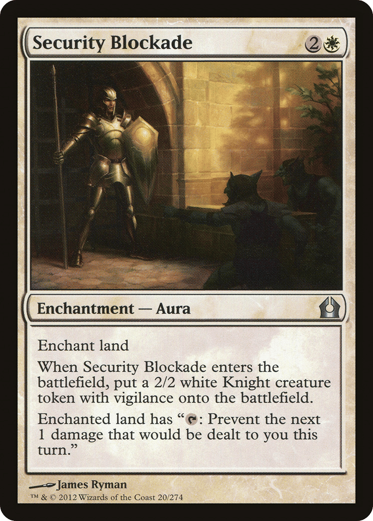 Security Blockade — Return to Ravnica — Magic: The Gathering