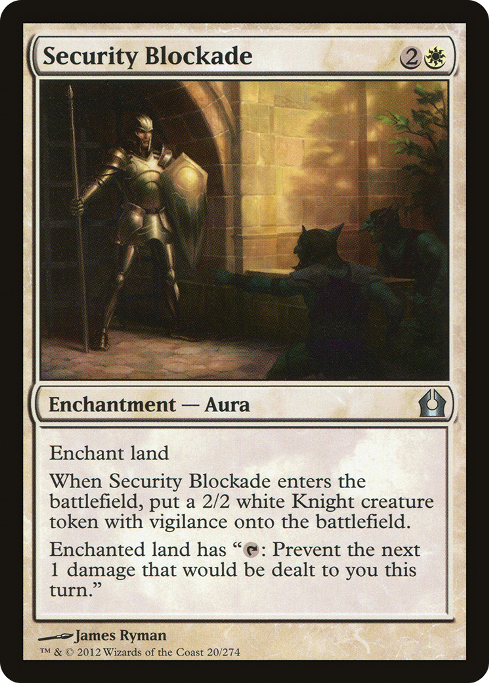 Security Blockade — Return to Ravnica — Magic: The Gathering