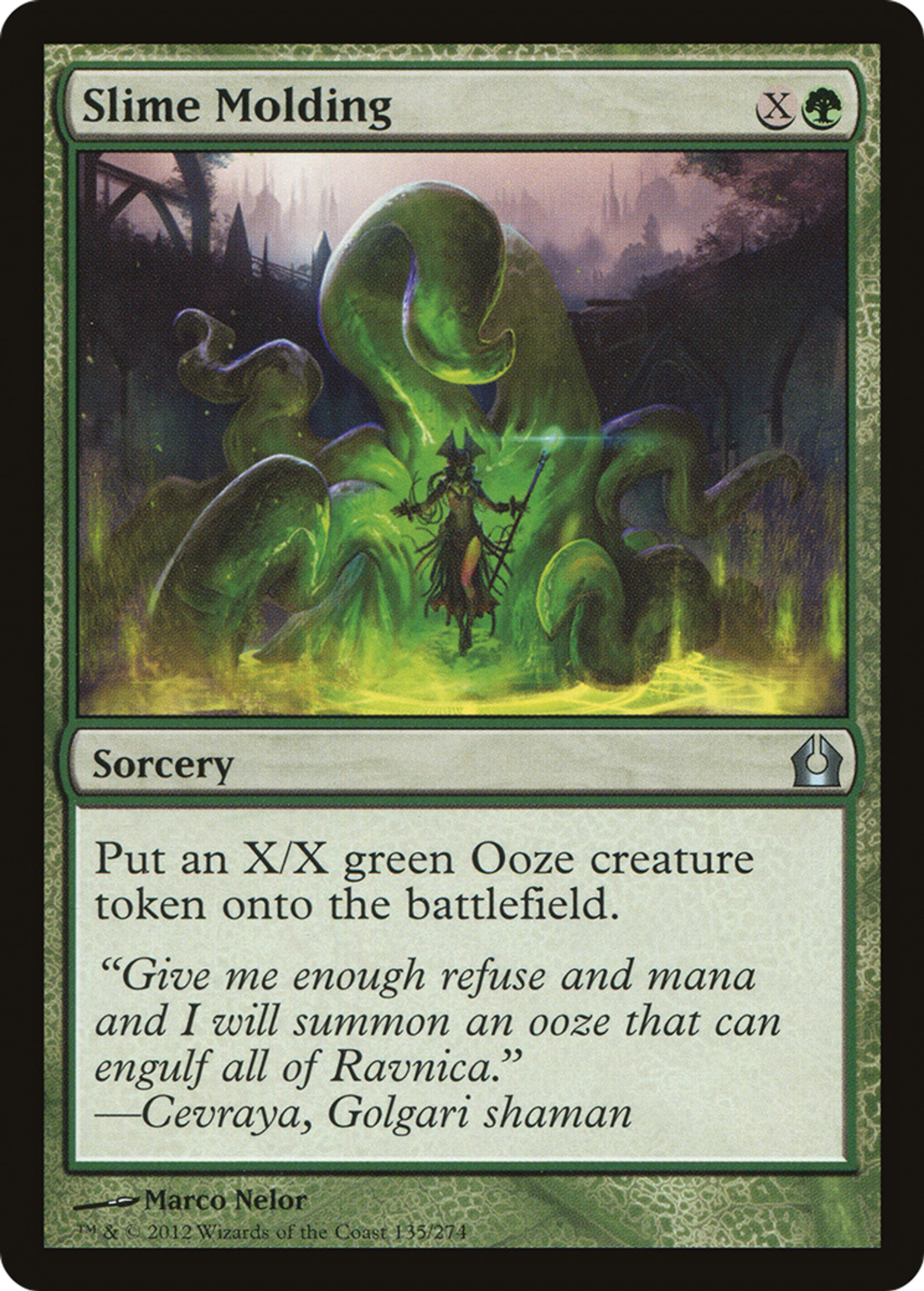 Façonnage de boue — Return to Ravnica — Magic: The Gathering