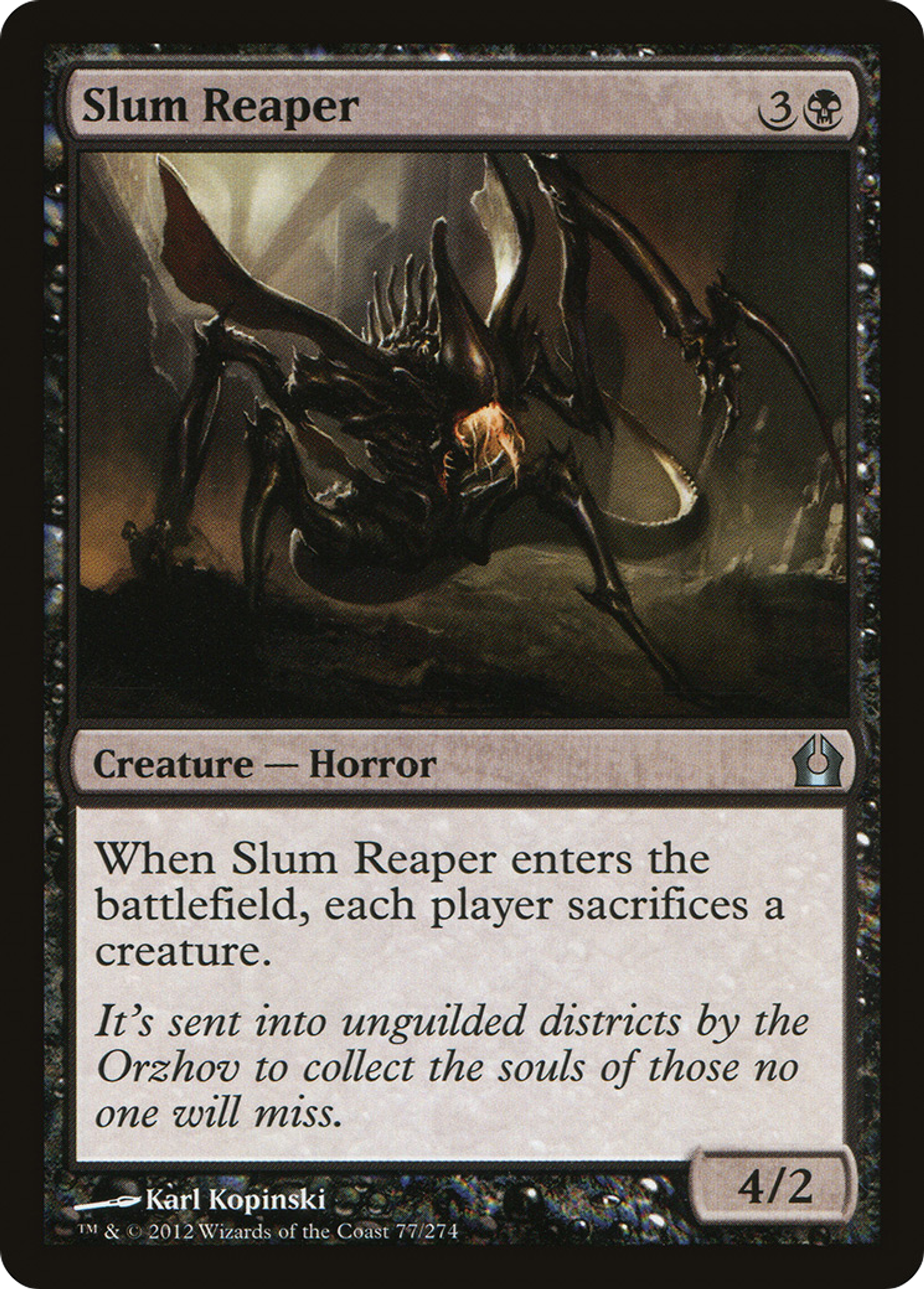 Slum Reaper — Return to Ravnica — Magic: The Gathering
