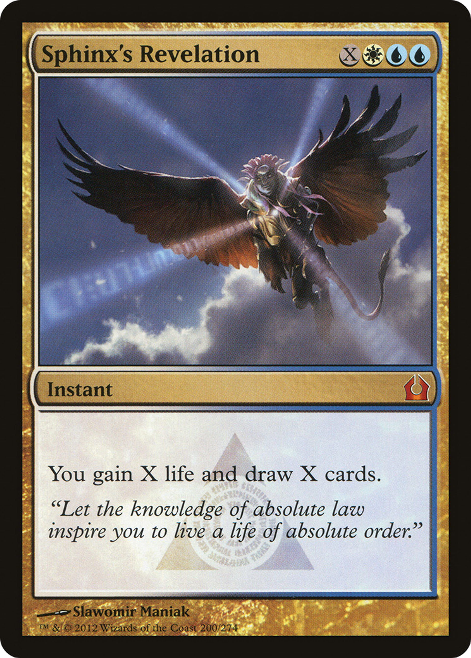 Révélation du sphinx — Return to Ravnica — Magic: The Gathering